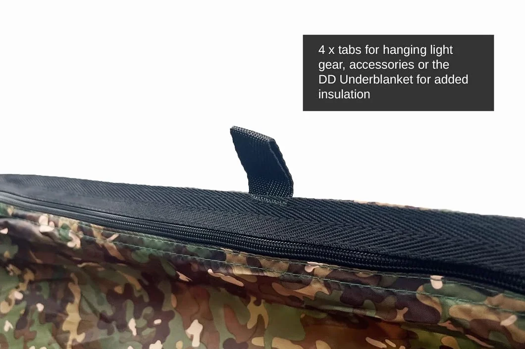 DD Hammocks Amaca da campeggio a doppio strato mimetica leggera per escursioni bushcraft