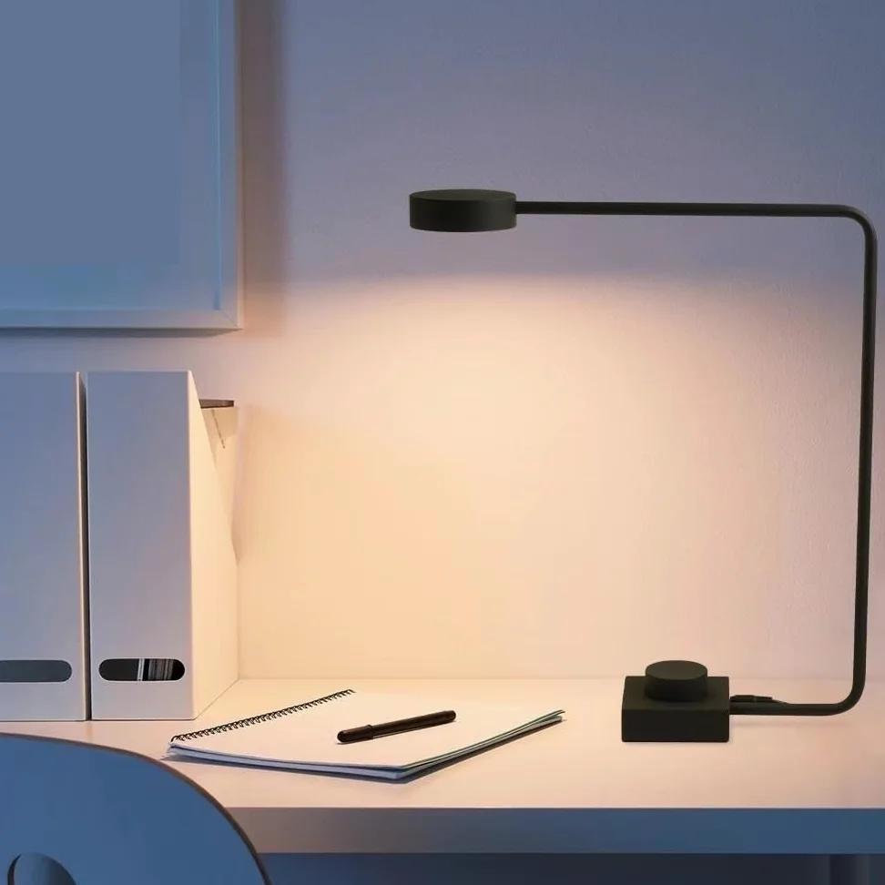 Lampada da scrivania a LED minimalista, lampada da comodino | Design minimalista, LED, metallo, senza sfarfallio, uso sul comodino dello studio