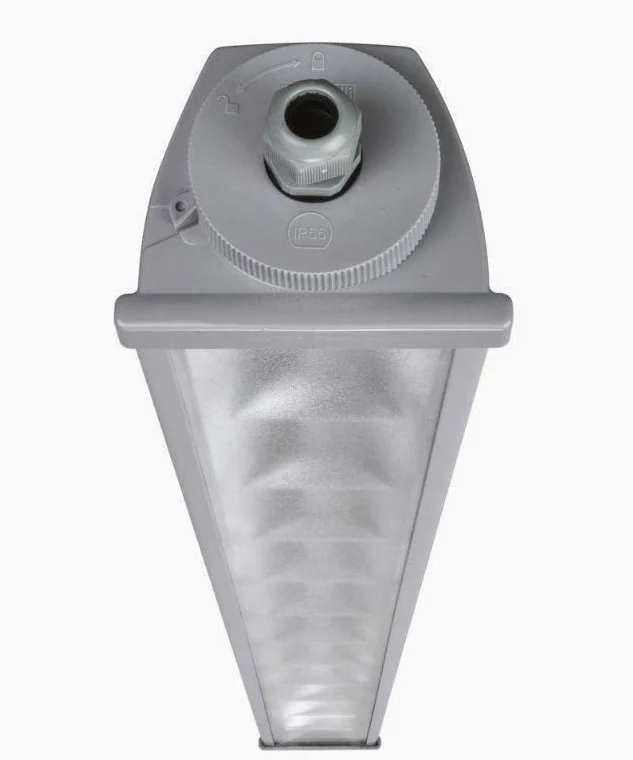 Beghelli Plafoniera led acciaio reg 2x58W M1200 4000K IP66- A258RD