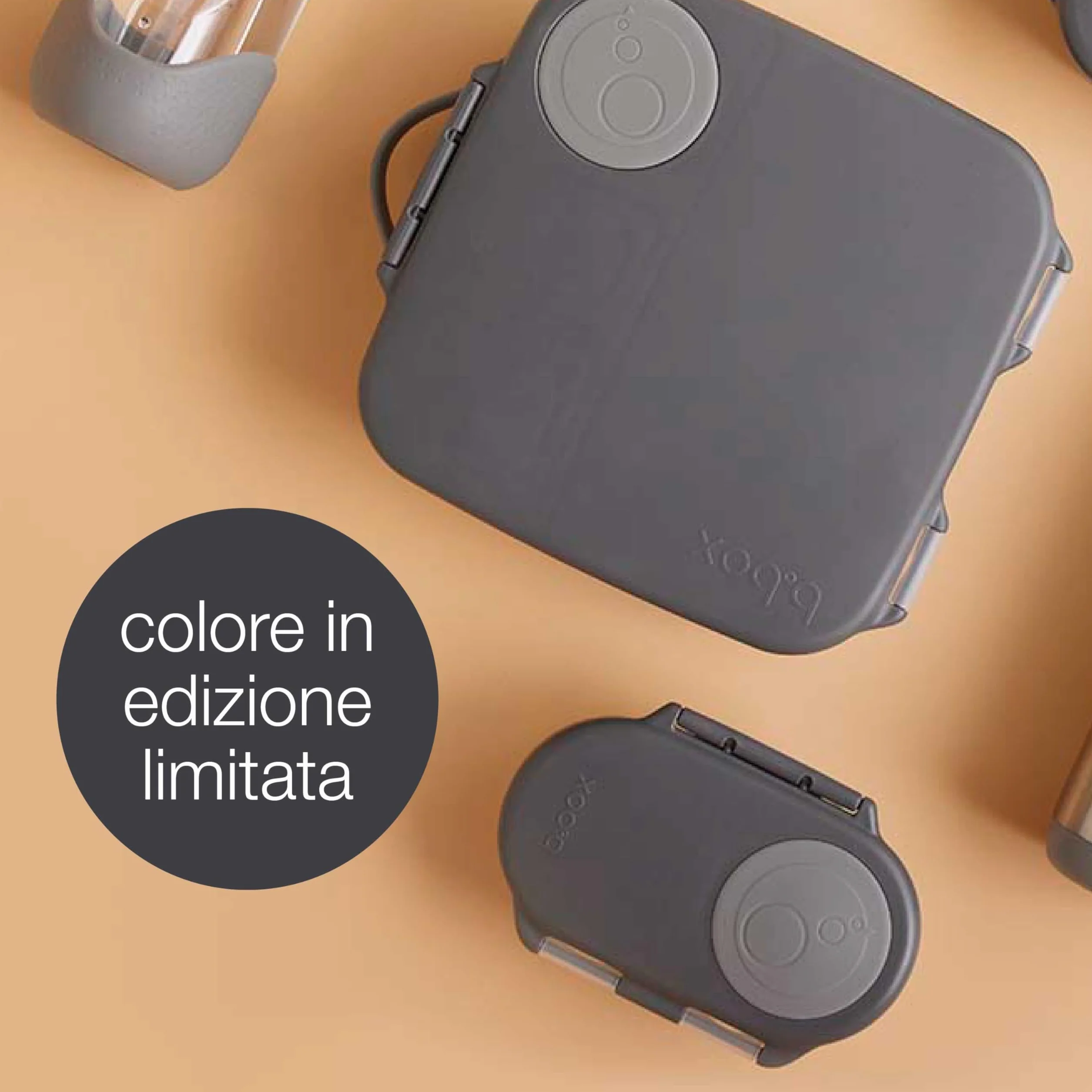 b.box Porta Merenda Mini Bento Box 2 Scomparti a Prova di Perdite Lunch Box Bambini Senza BPA