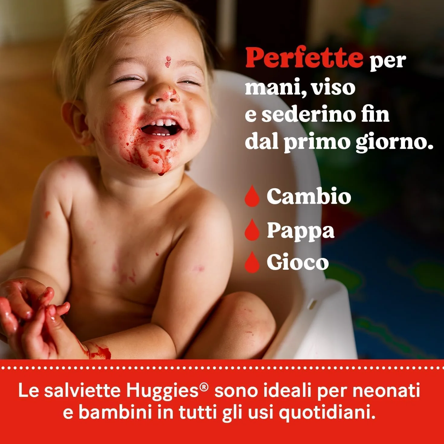 Huggies Everyday Salviette neonato 560 Salviette umidificate 99% acqua pura 65% fibre assorbenti naturali