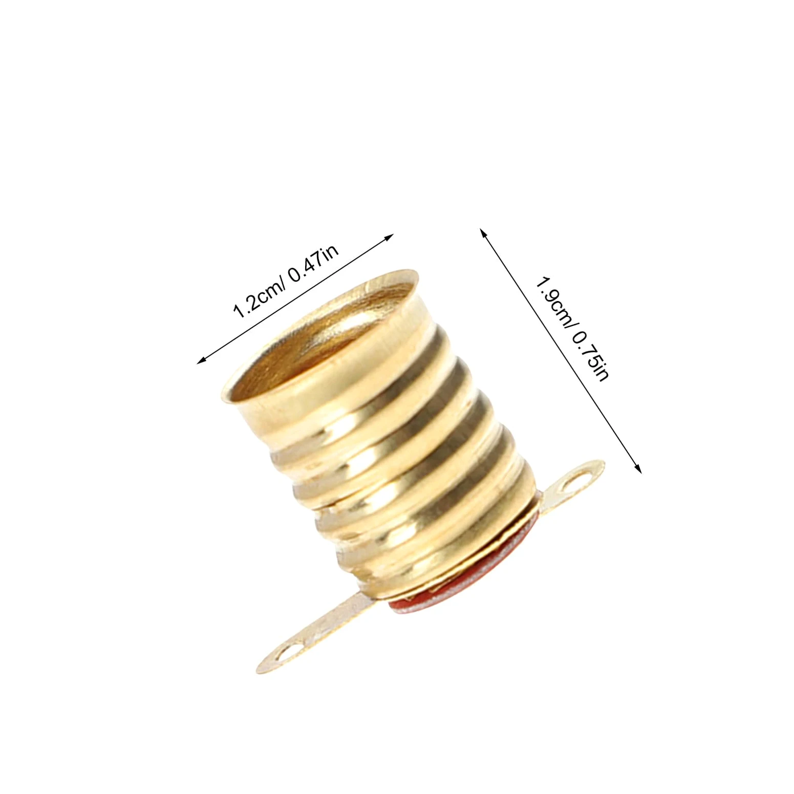 OSALADI 5 Set Di Piccole Lampadine Portalampada E10 Led Presa Lampadina Per Laboratori Scolastici Progetti Domestici 50 Pezzi * 5