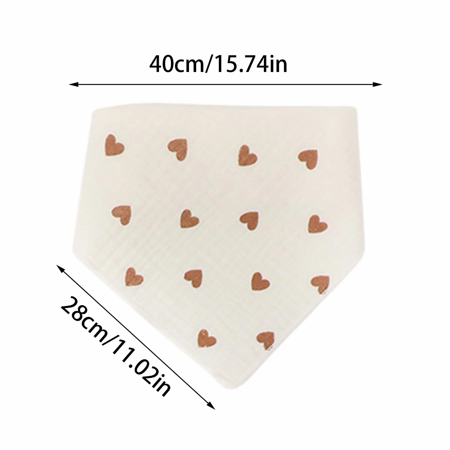 Bibs for Drooling and Teething, 6-Piece Soft Absorbent Burp Towels, Adjustable Newborns Feeding Cloths