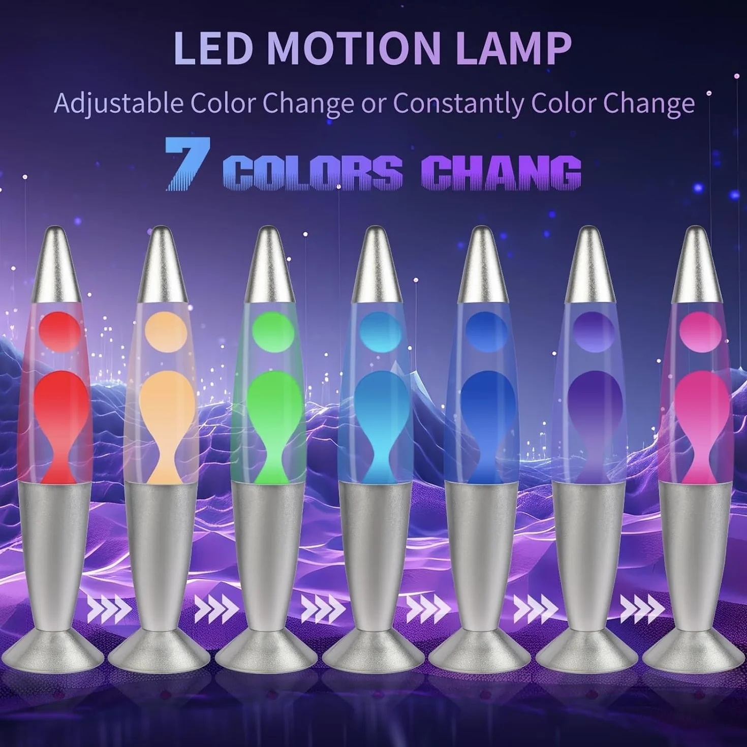 CELLUSTOP Lampada per lava - Lampada Magma - Lampada da Lava Blu – Lampada decorativa da Posare – 2 lampadine R39 incluse – Vetro robusto e alluminio – Interruttore – 25 Watt – 34 cm – Blu