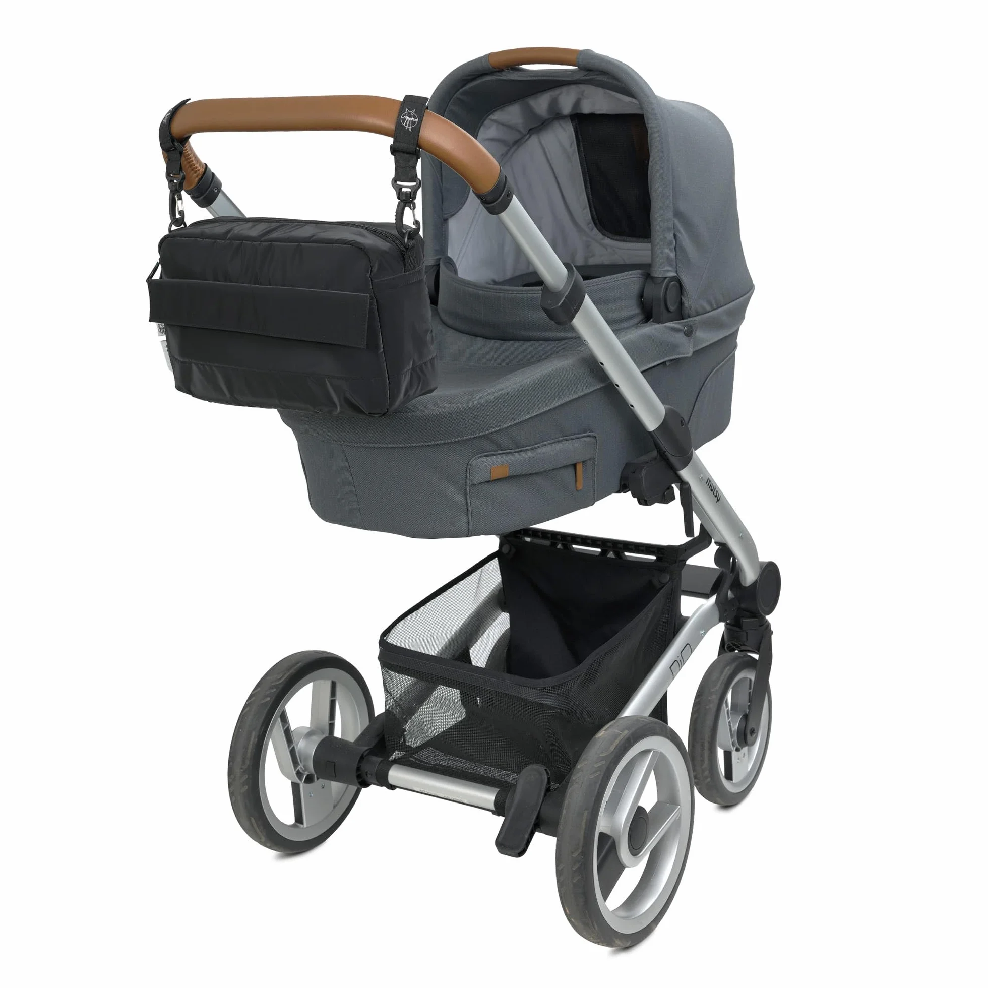 LÄSSIG Organizzatore per carrozzina borsa a tracolla Casual Buggy Organizer Bag black