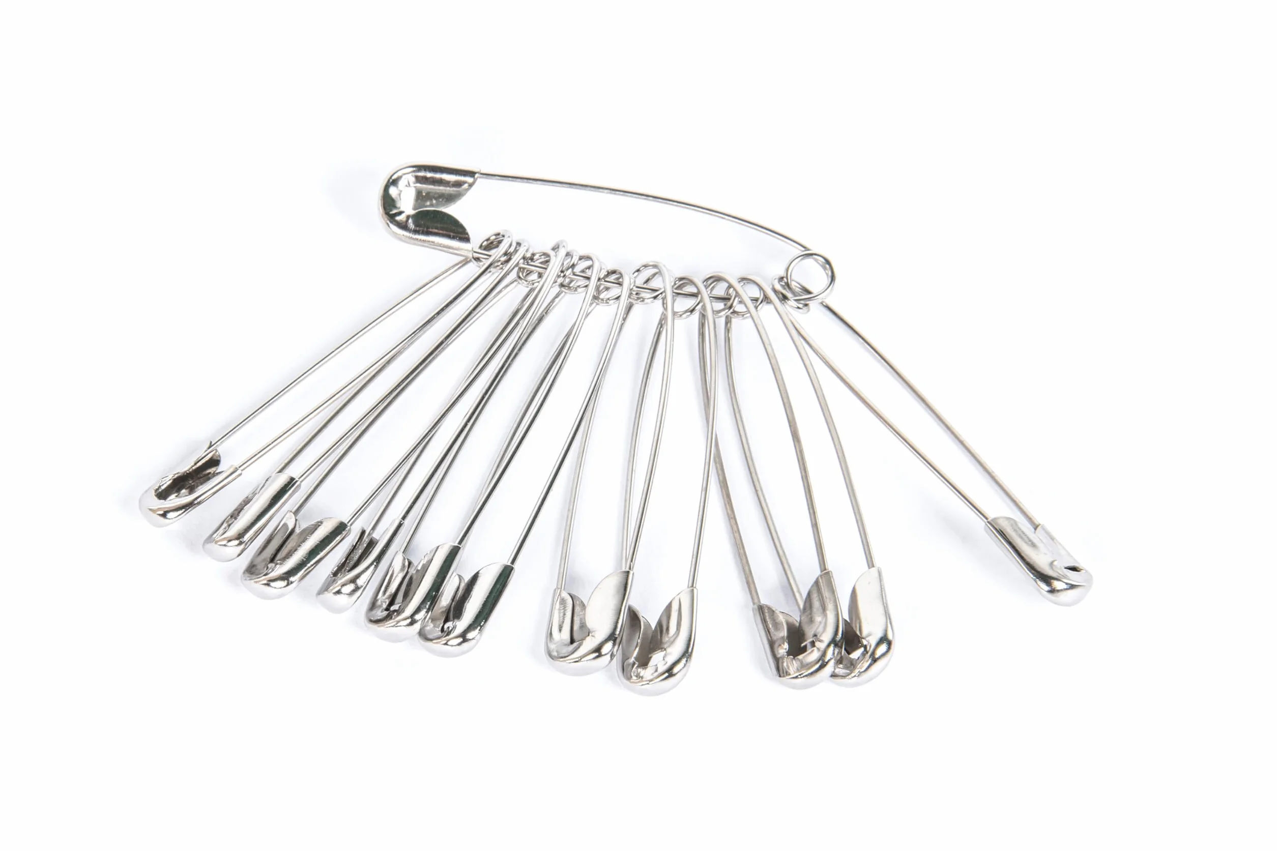 Spille di Sicurezza 3.0cm, Accessori per Abbigliamento, Cucito Fai-Da-Te, Confezione 12 Pezzi