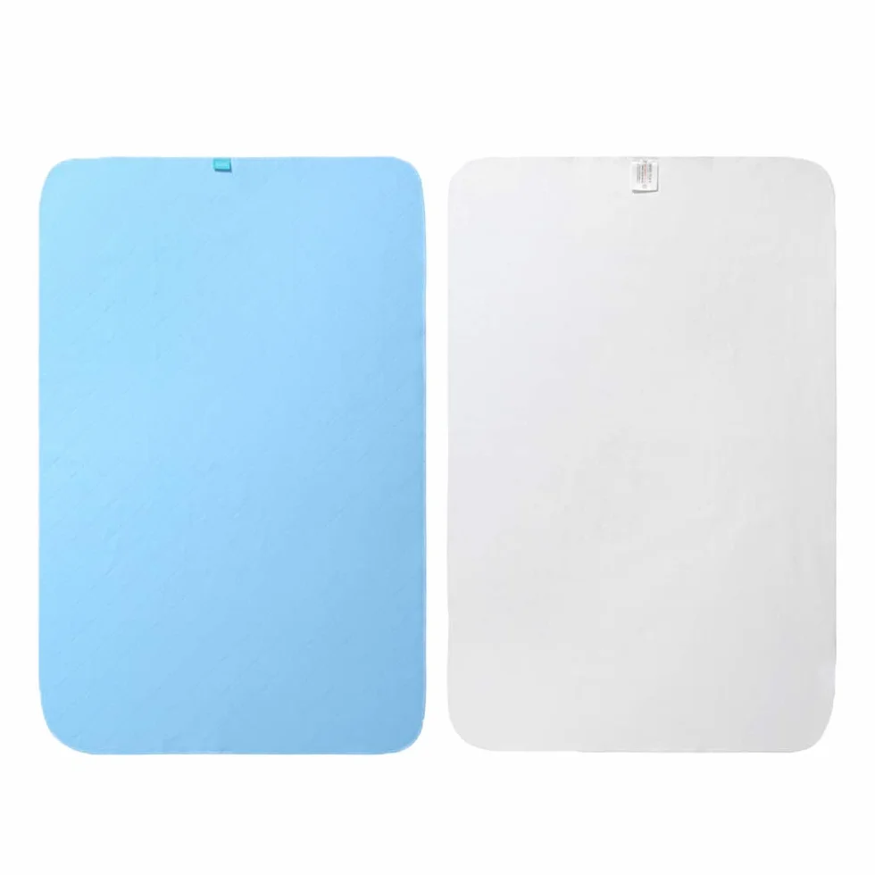 Traversa Impermeabile 70x90cm Set 2 Blu Ad alta assorbenza Lavabile Bebè Bambini Adulti Animale Domestico