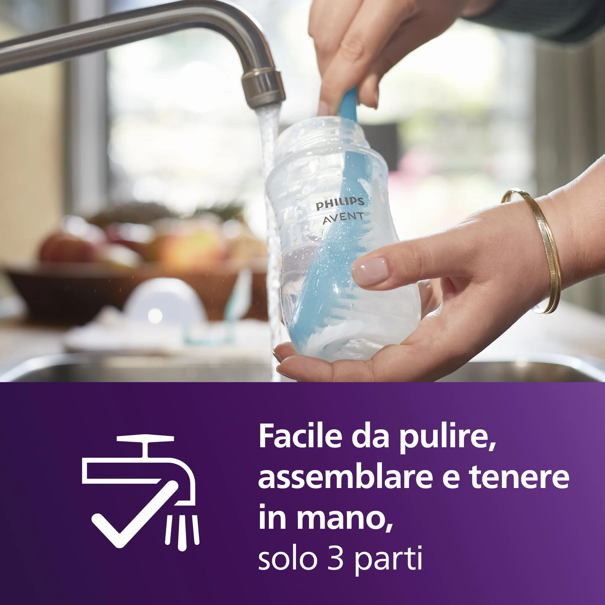 Philips Avent Natural Response set 3 biberon 260 ml T3 tettarelle 1m+ SCY903/63