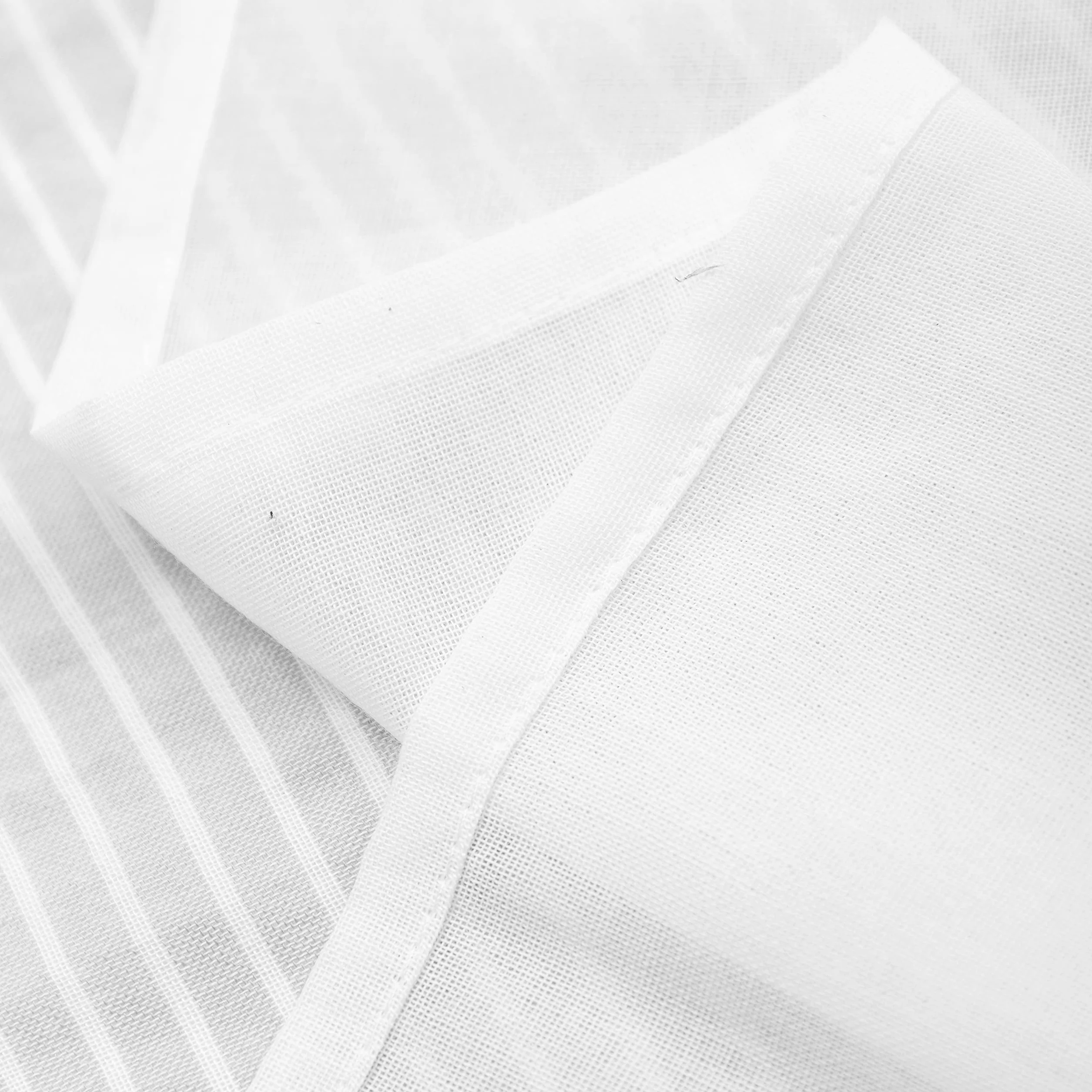 Tende Bianche Semi Trasparenti con Merletto 60x150cm 2 Pannelli per Finestra Soggiorno Camera