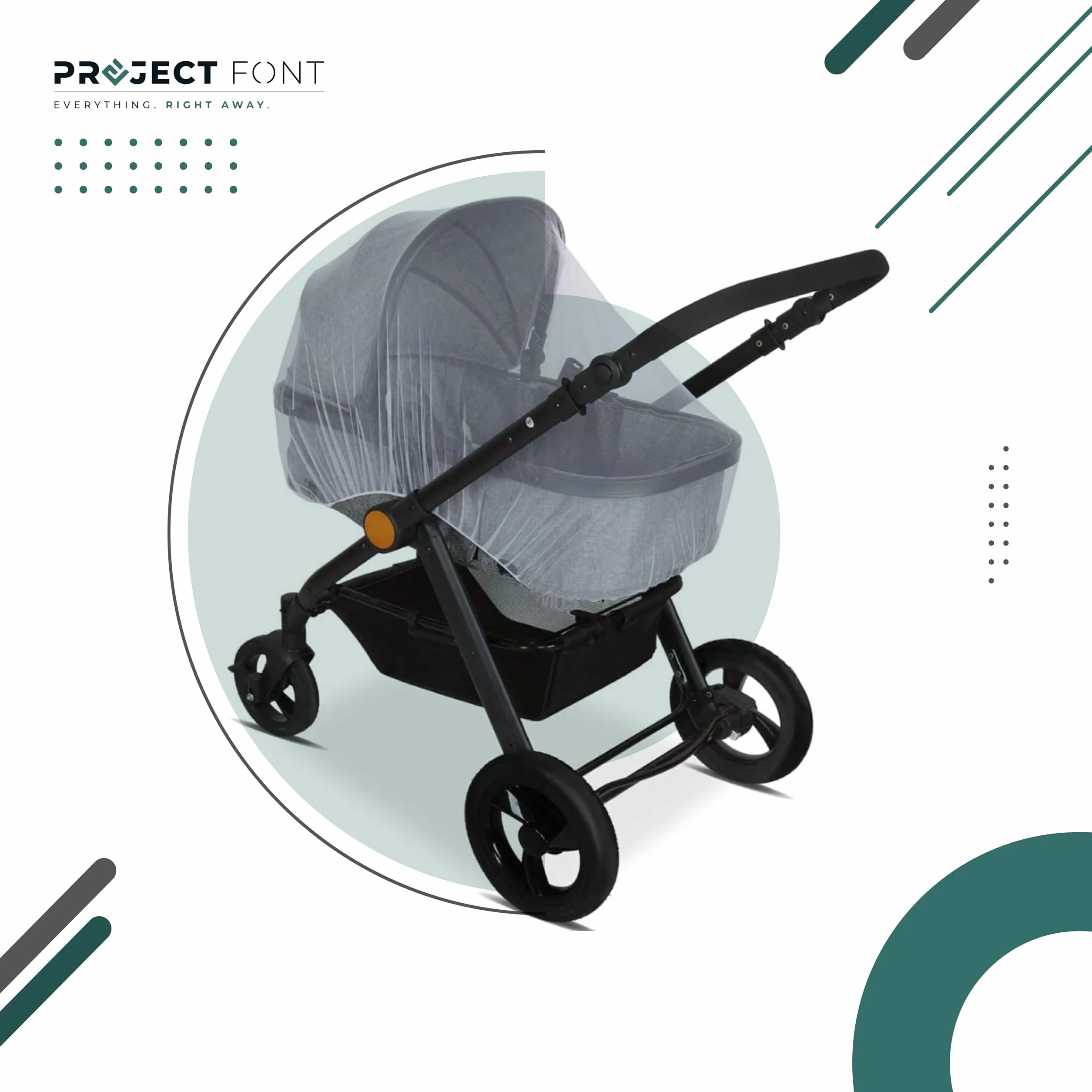 Zanzariera Passeggino Universale Bambini Protezione da Zanzare Insetti Lavabile