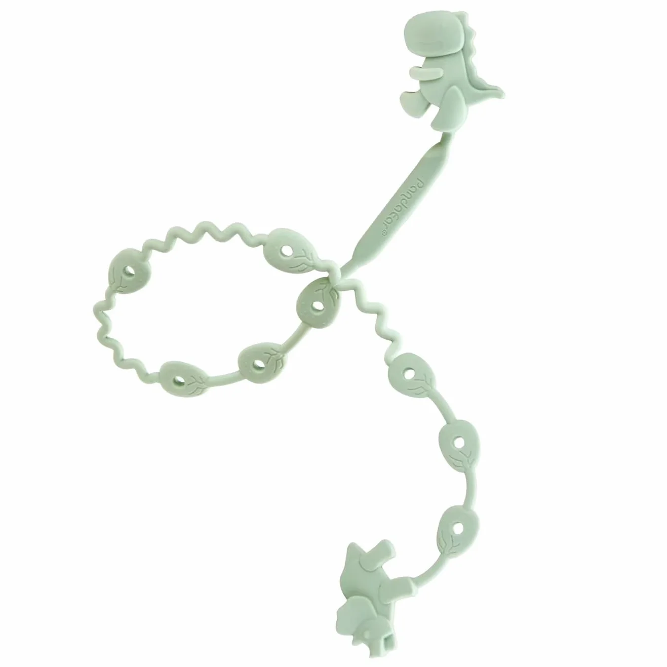 PandaEar Cinghie per Giocattoli per Bambini in Silicone a Forma di Dinosauro - Confezione da 5