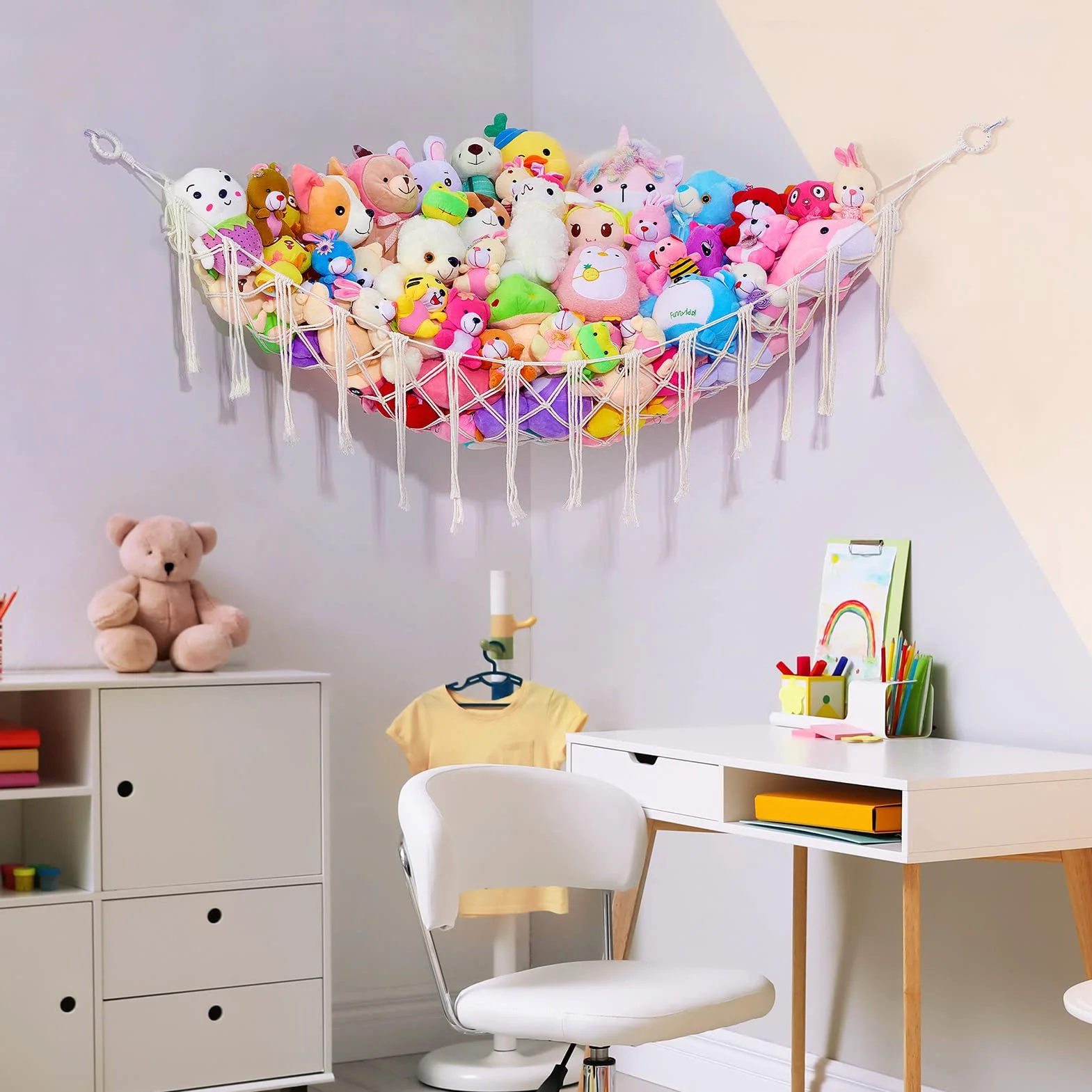 Giocattolo Amaca di Peluche Portaoggetti per Bambini
