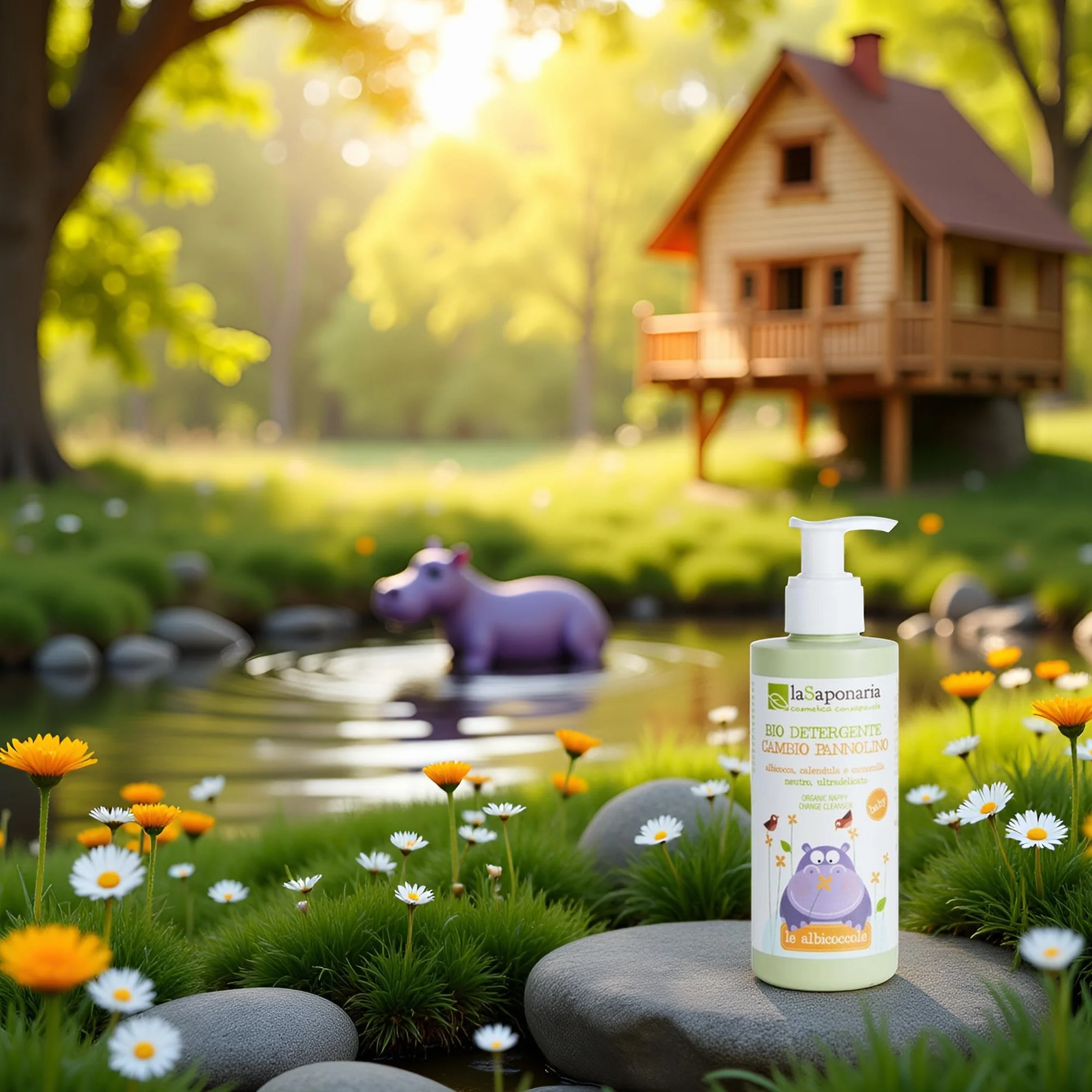 La Saponaria Crema detergente cambio pannolino lenitiva 190ml