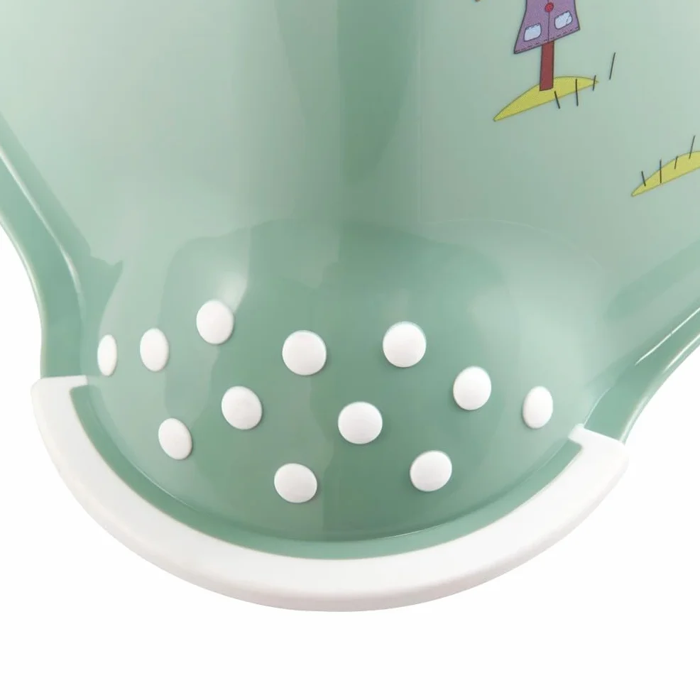 Keeper Scaletta a Due Gradini Funny Farm 3-14 Anni Antiscivolo Nordic Green