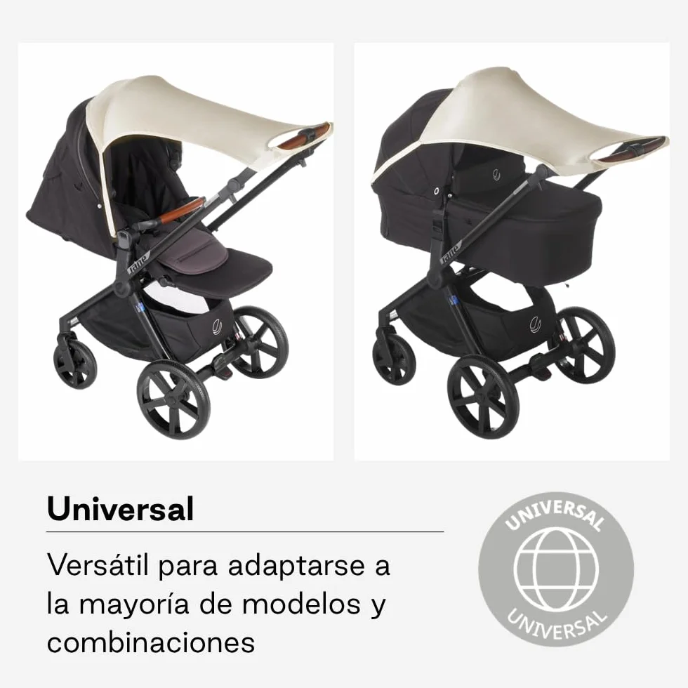 Jané Telo Sole Passeggino UPF 50+ Protezione UV Universale Elastico Beige