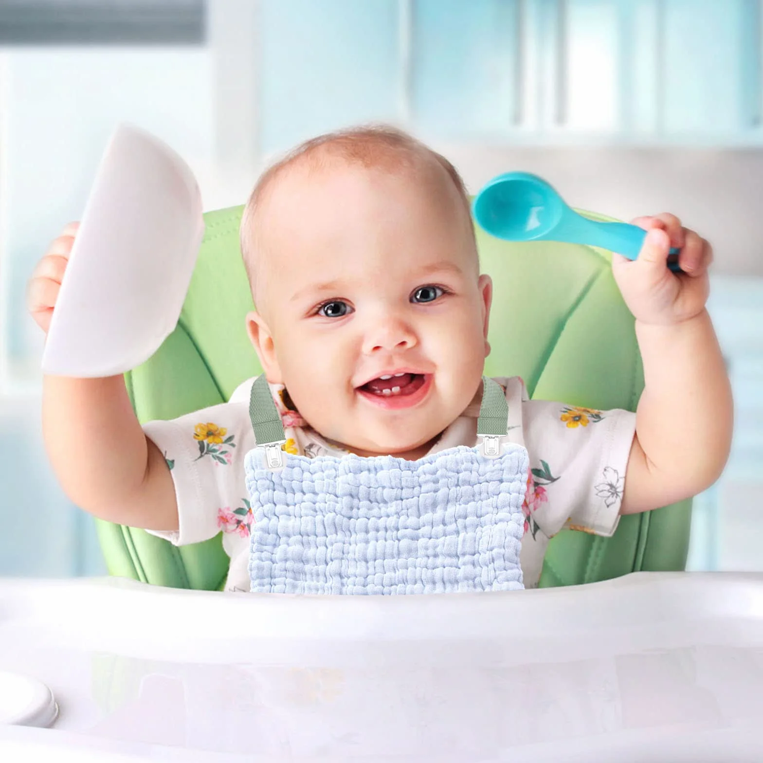 Clip multiuso per bambini a doppia termine, giocattolo anti-goccia, nastro regolabile