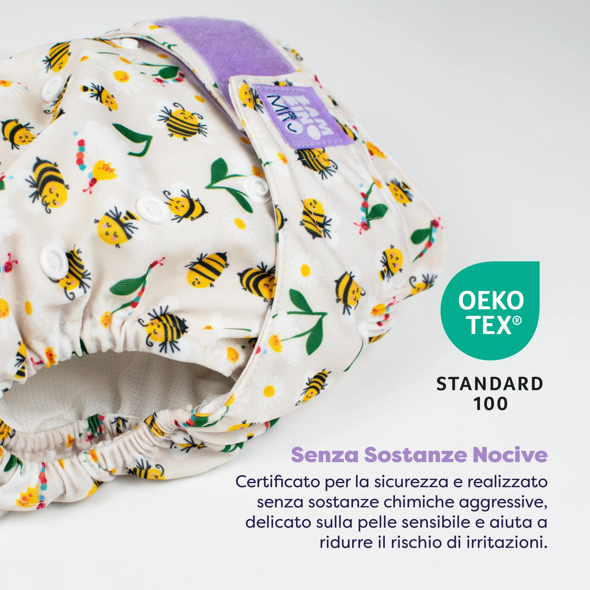 Bambino Mio pannolini riutilizzabili 5 pezzi lavabili certificati OEKO-TEX neonati