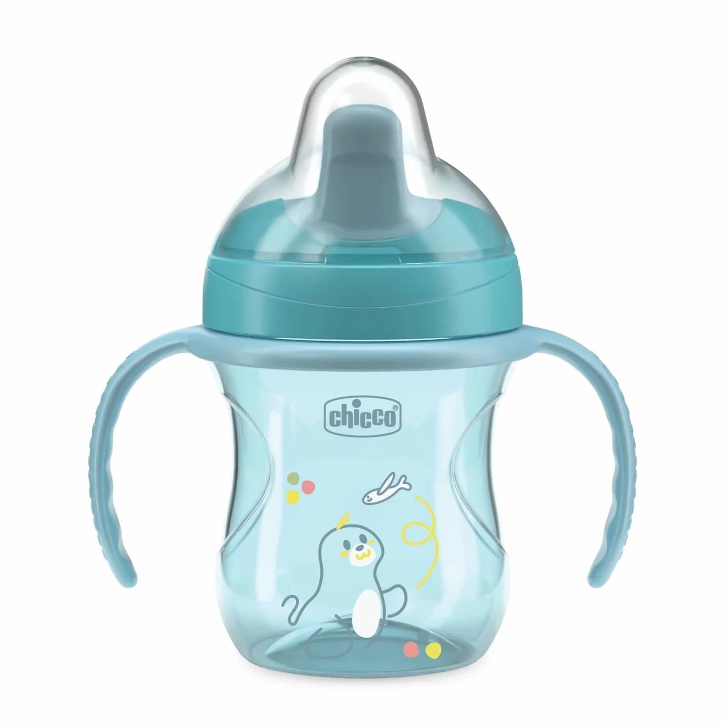 Chicco Training Cup Antigoccia per Bambini 6 Mesi+ Senza BPA Azzurro