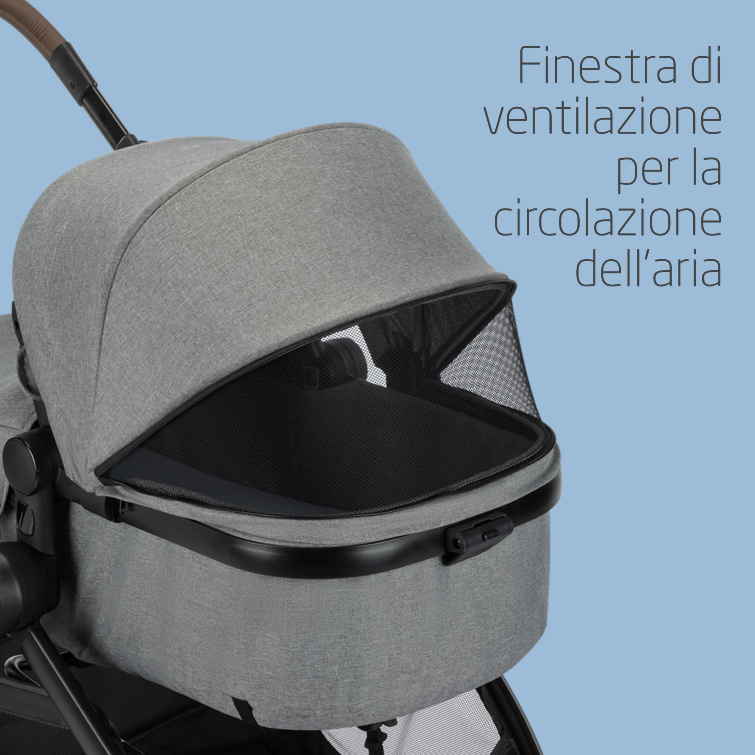 Maxi Cosi Zelia Select Trio Passeggino Trio 0-4 anni 0-22 kg CabrioFix S i-Size Grigio