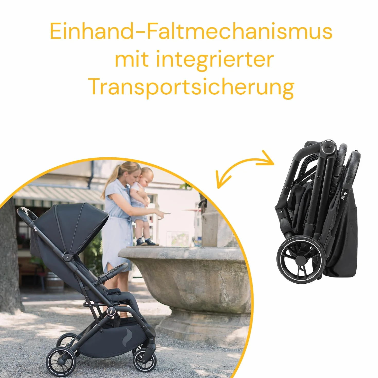Passeggino Osann Boogy 2 Leggero Compatto 22 kg UPF 50+ Cobalt Blu