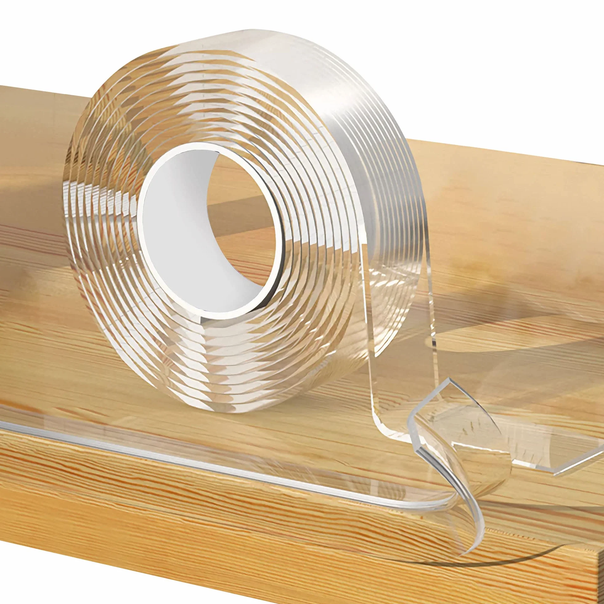 Loiion Paraspigoli per Bambini 1m Trasparente Pre-nastro Adesivo Extra Forte Nano Tape Multifunzione Protezione Muro Spessore 1mm