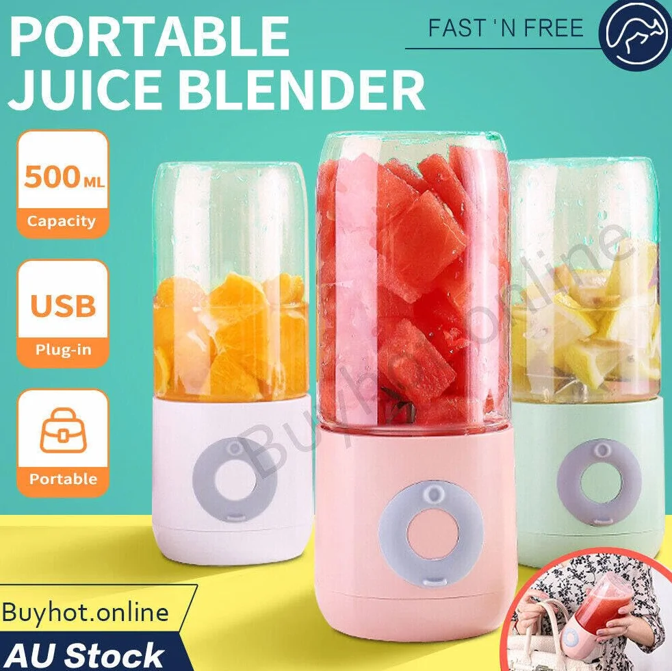 Frullatore portatile USB 500 ml 6 Bs Des verde