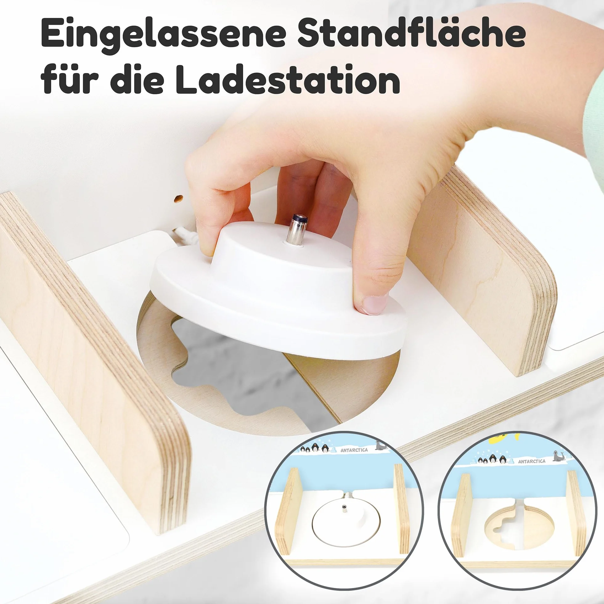 Stadtecken Atlas 2 regal w drewnie na Toniebox i 50 tonies, do wieszania