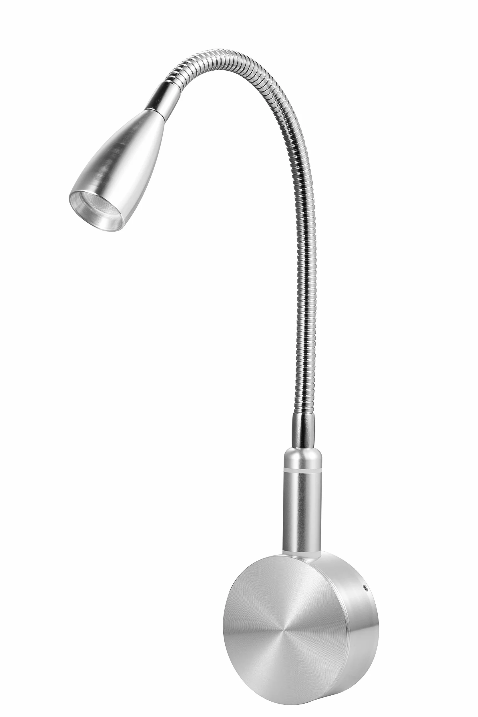 Meanyee Touch Switch Lampada da lettura flessibile a collo di cigno flessibile dimmerabile 3W Lampada da comodino a LED dimmerabile a parete Lampada da comodino per la lettura a letto (Indicator)