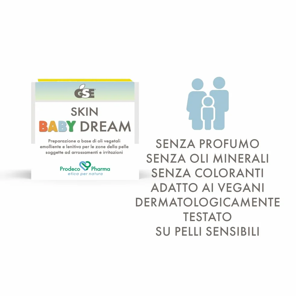 Prodeco Pharma GSE BABY DREAM 100 ml Preparazione ad Uso Topico a Base di Oli Vegetali per Prevenzione e Trattamento di Infiammazione