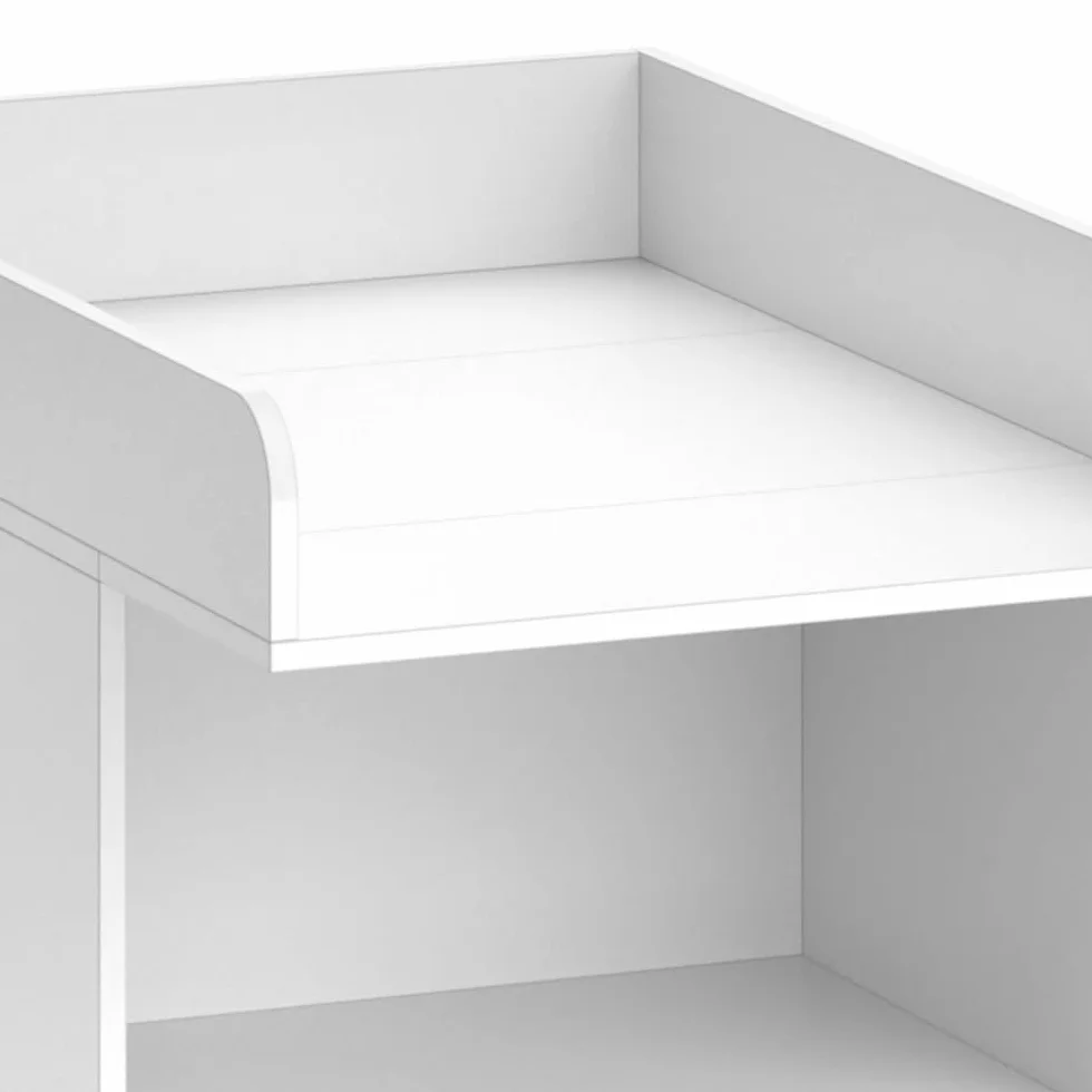 Vicco Fasciatoio Leo, Bianco, 60 x 103 cm, z otwartym półką i zdejmowanym fasciatoio