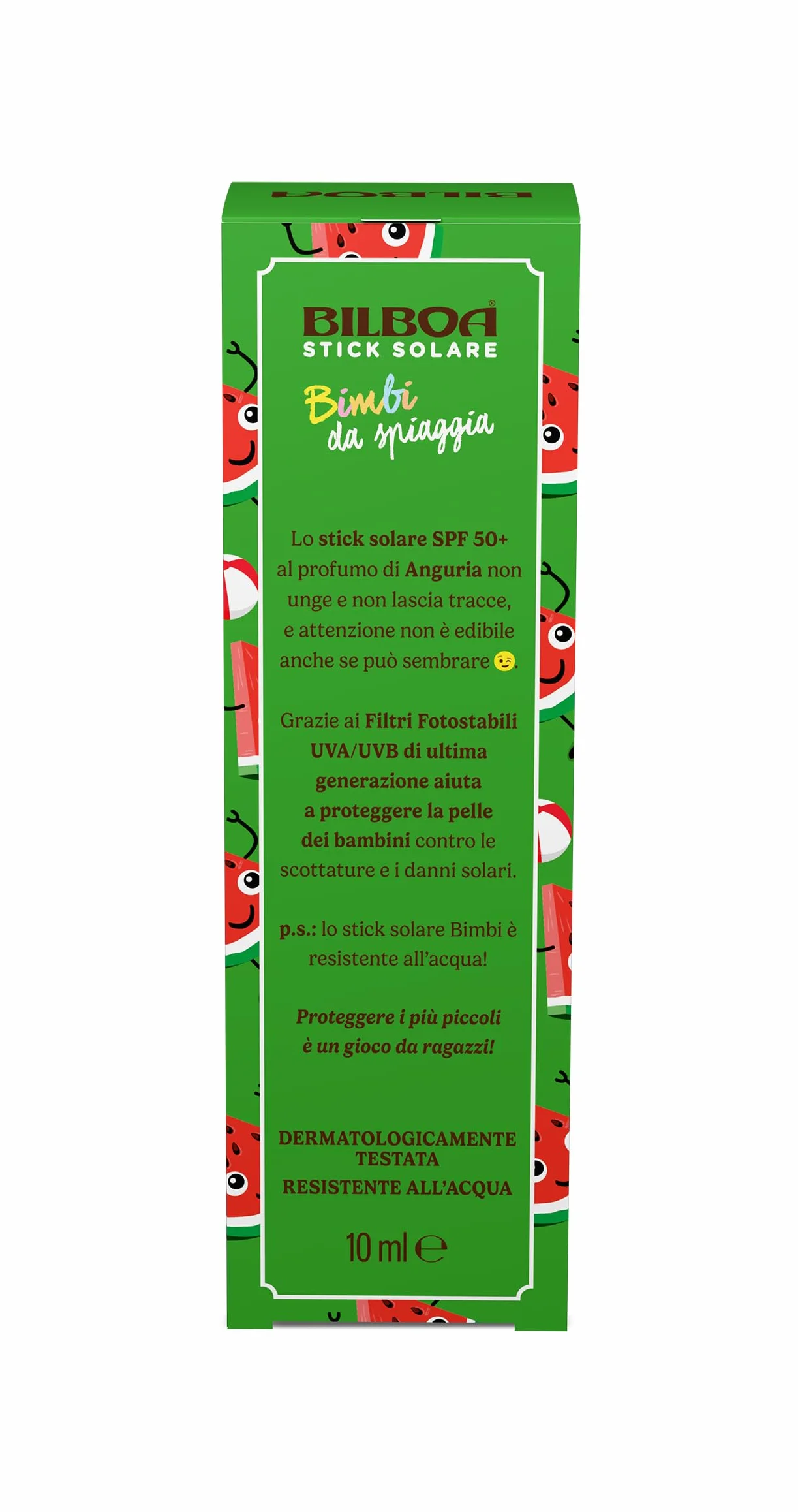 Bilboa Bimbi da Spiaggia Stick Solare SPF 50+ per Bambini Protezione Solare 10 ml