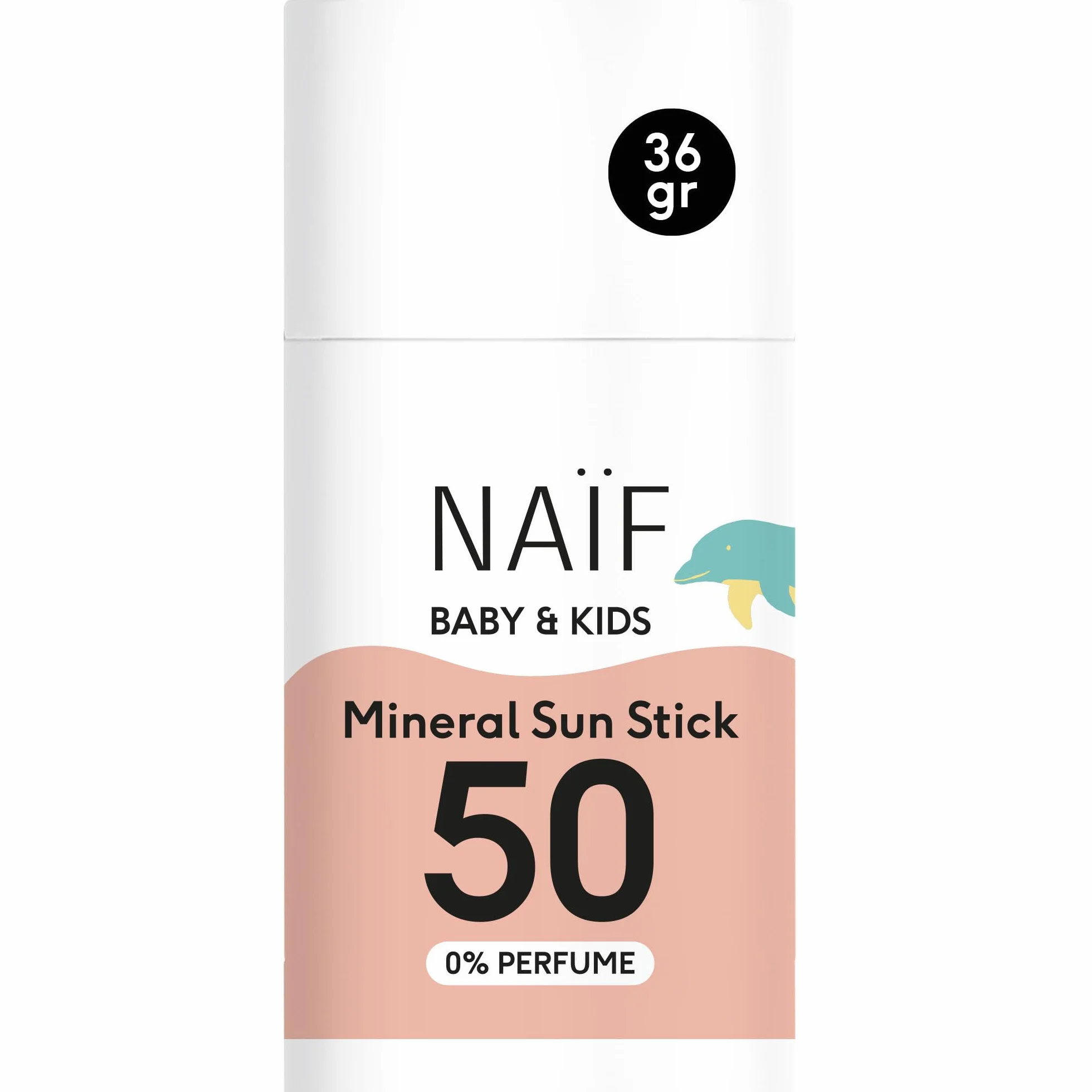 Naïf Stick Solare Minerale SPF 50 36g Protezione UVA UVB Neonati Bambini