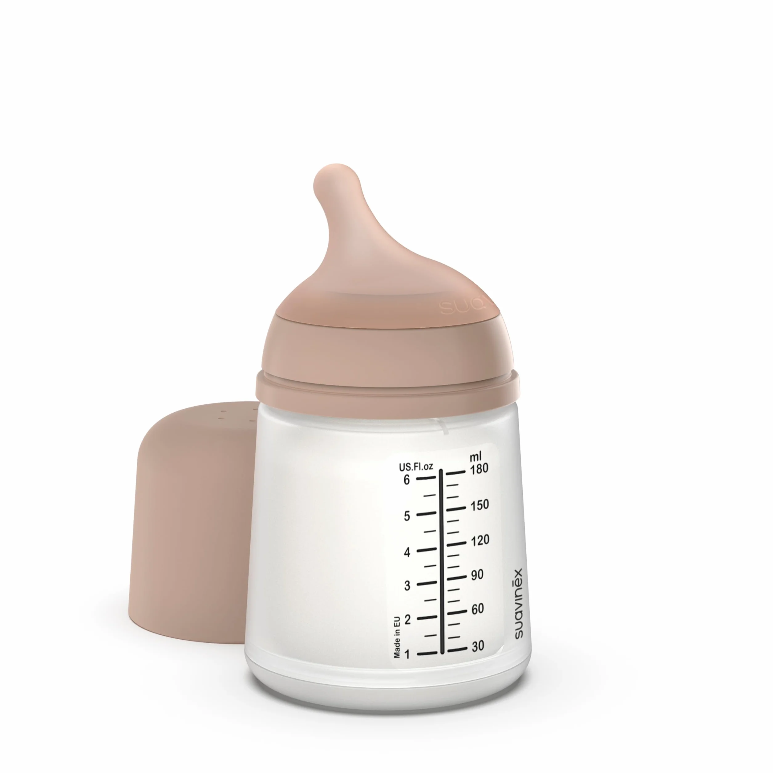 Suavinex Biberon Anti-Coliche Zero Zero 180 ml Medium Tettarella Flusso Adattabile Silicone 0+