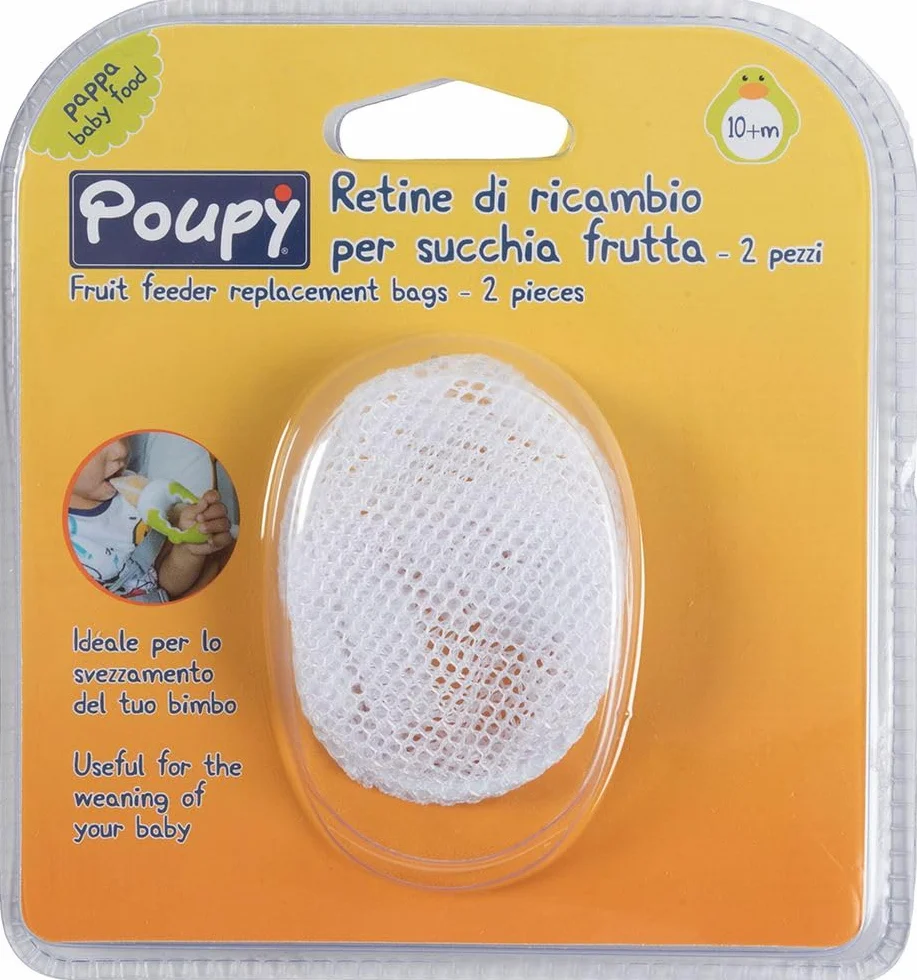 Poupy Retina succhiafrutta in nylon senza BPA per bambini