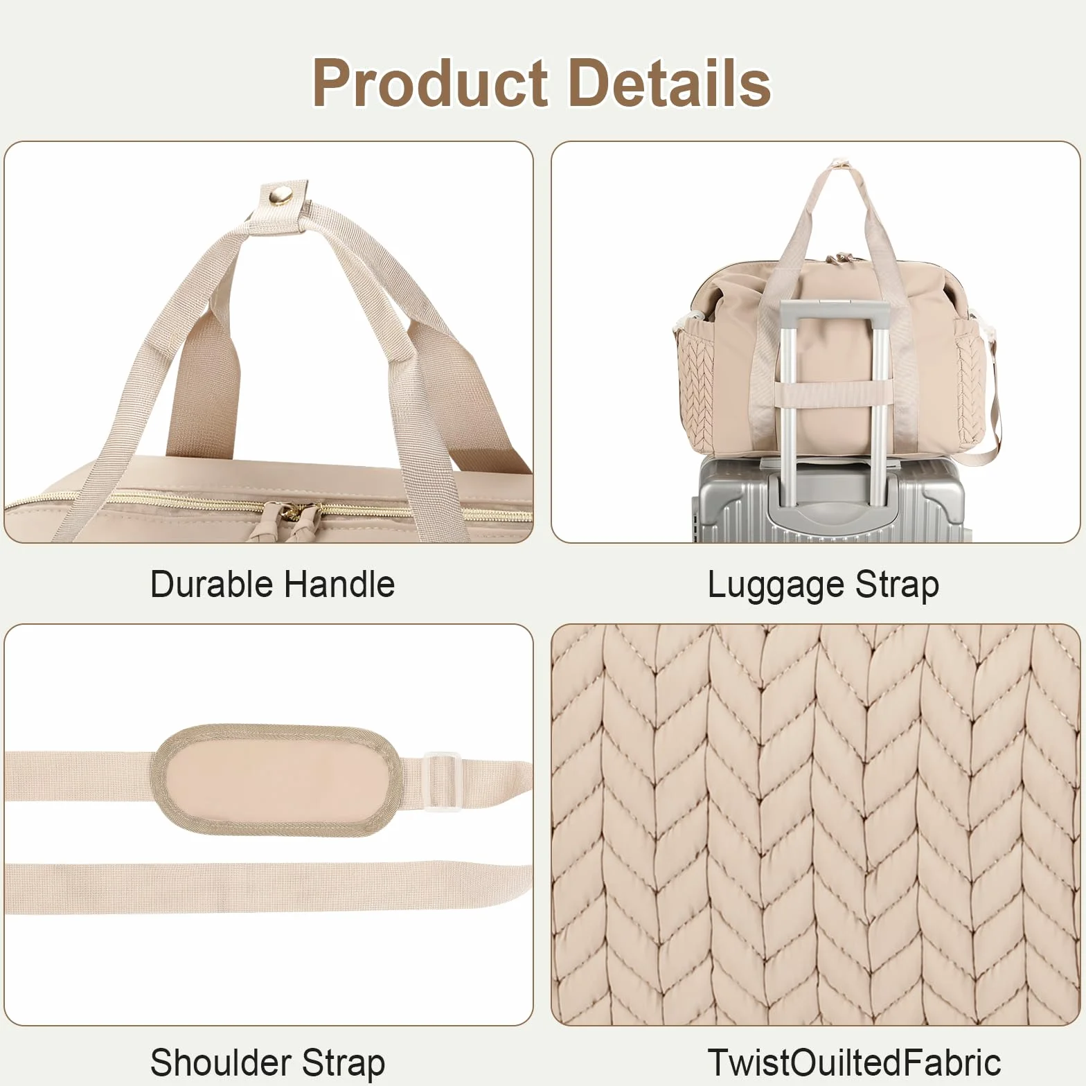 Cozary Borsa Fasciatoio Neonato 16 Tasche Scomparti Termici per Biberon Multifunzionale Tracolla Viaggio