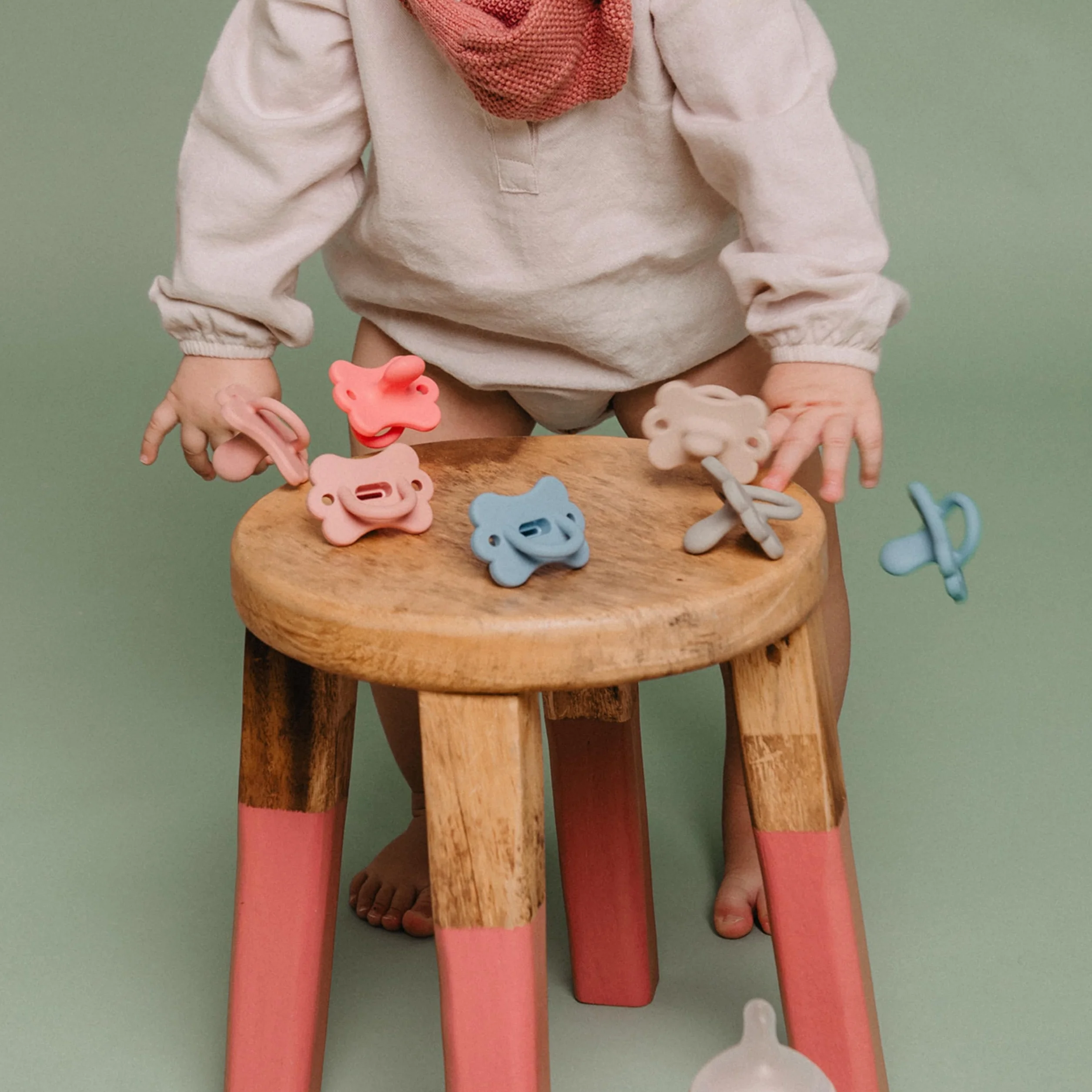 Suavinex Ciuccio Tutto in Silicone per Bambini 6/18 Mesi Tettarella Fisiologica Sx Pro Blu Oceno