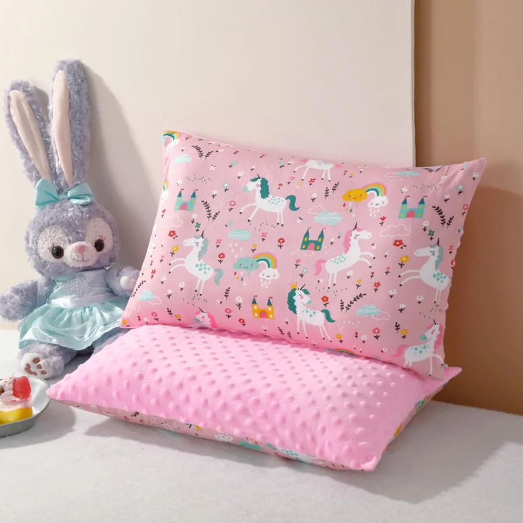 Federa cuscino per bambini 100% cotone 30x50cm 2 pezzi