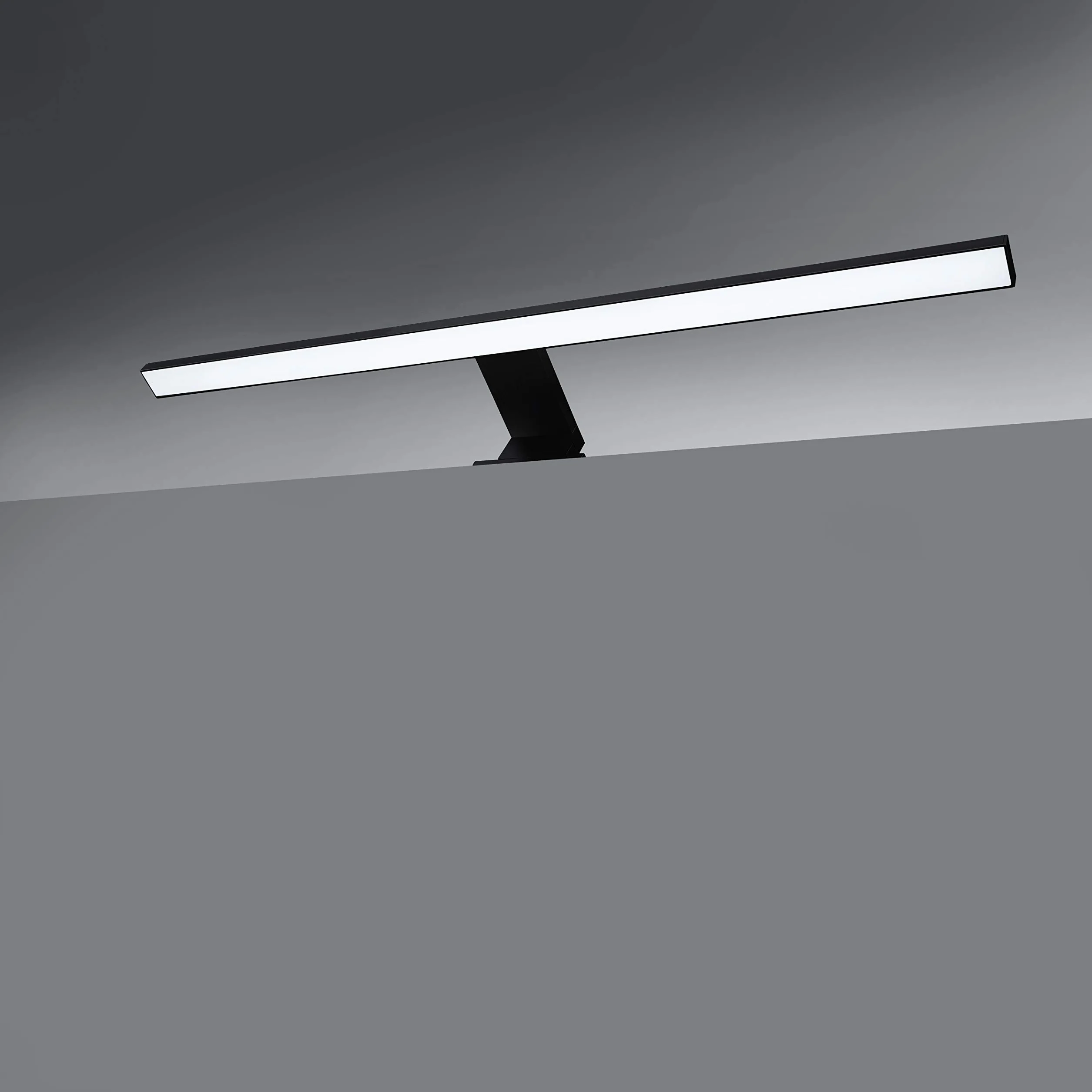B.K.Licht Luce da specchio LED, luce bianca neutra 4000K, larghezza 60 cm, luce per bagno, lampada per trucco, lampada per bagno, lampada da specchio, 8 W, 780 Lm, 230 V, IP44