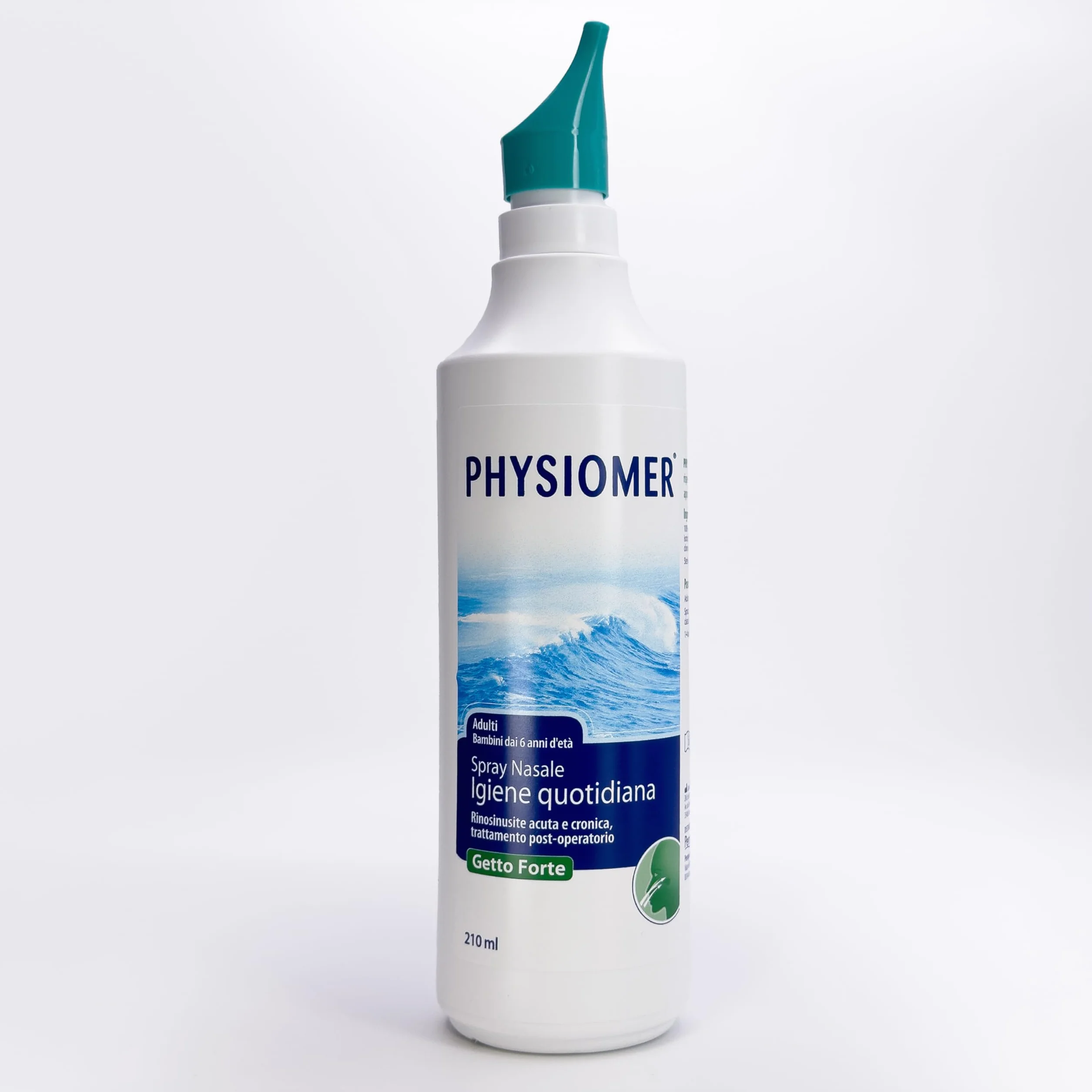 Physiomer Getto Forte Spray Nasale 210 ml 3in1 Acqua di mare pura