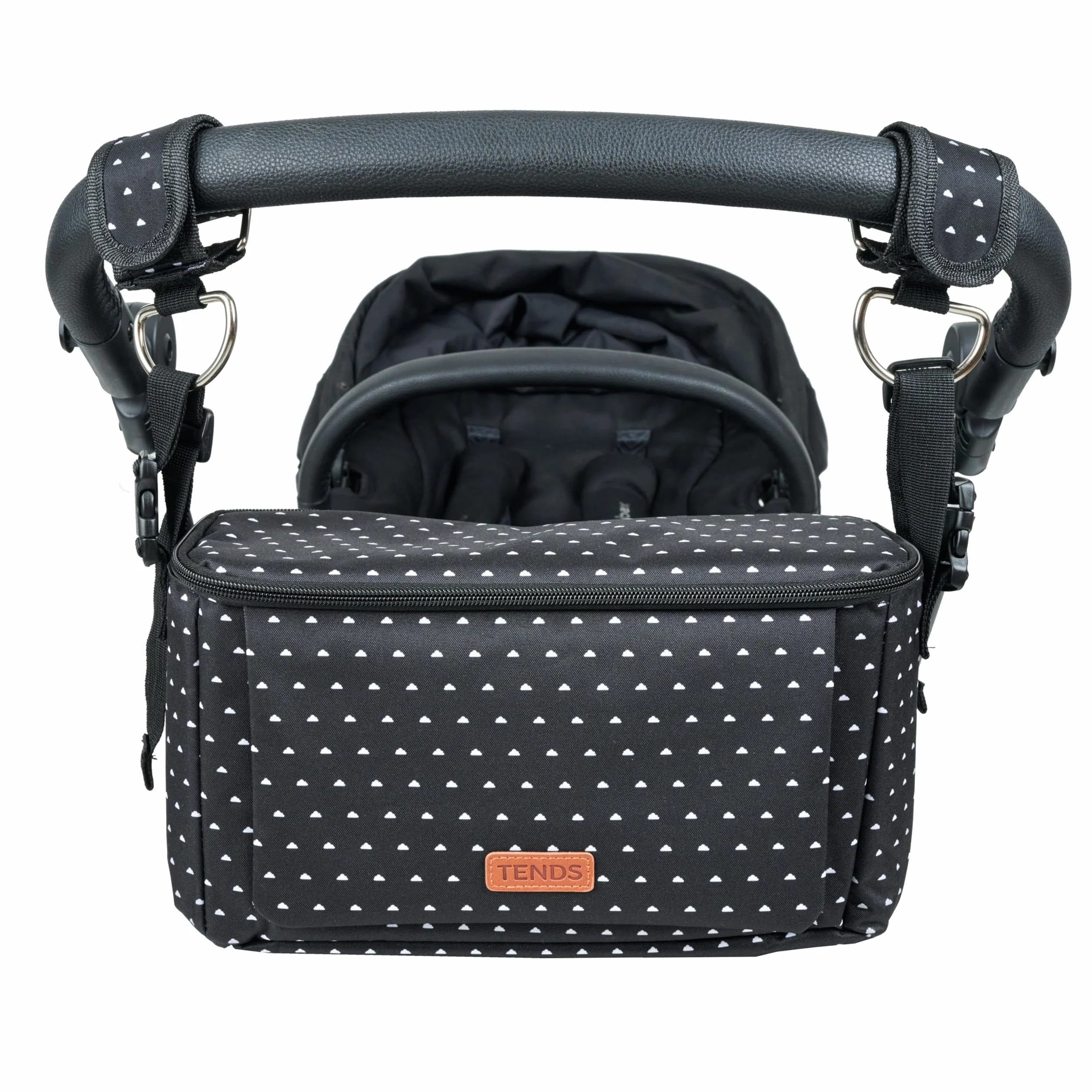 TENDS Borsa Passeggino Universale e per Carrozzina - Borsa Neonato Ospedale - Borsa Cambio e Fasciatoio Neonato - Organizer Passeggino - Borsa Mamma e Maternità Baby e Mummy Bag