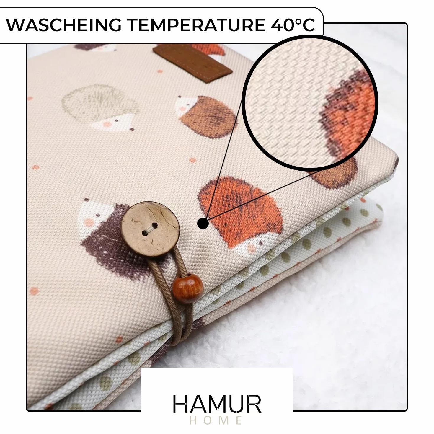 HAMUR HOME Porta Pannolini Pieghevole Da Passeggio 2in1 Organizzatore