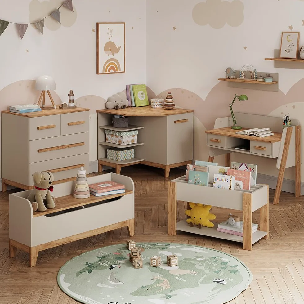 VitaliSpa Armadio per bambini Malia 70 x 120 cm Cashmere Artigianale