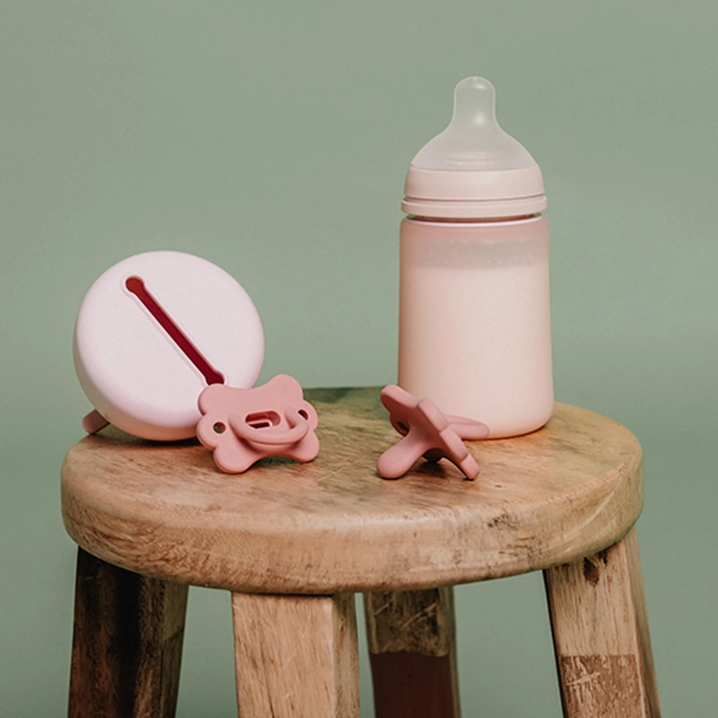 Suavinex Ciuccio Tutto Silicone Neonati 0/6 Mesi Tettarella Fisiologica Sx Pro Rosa