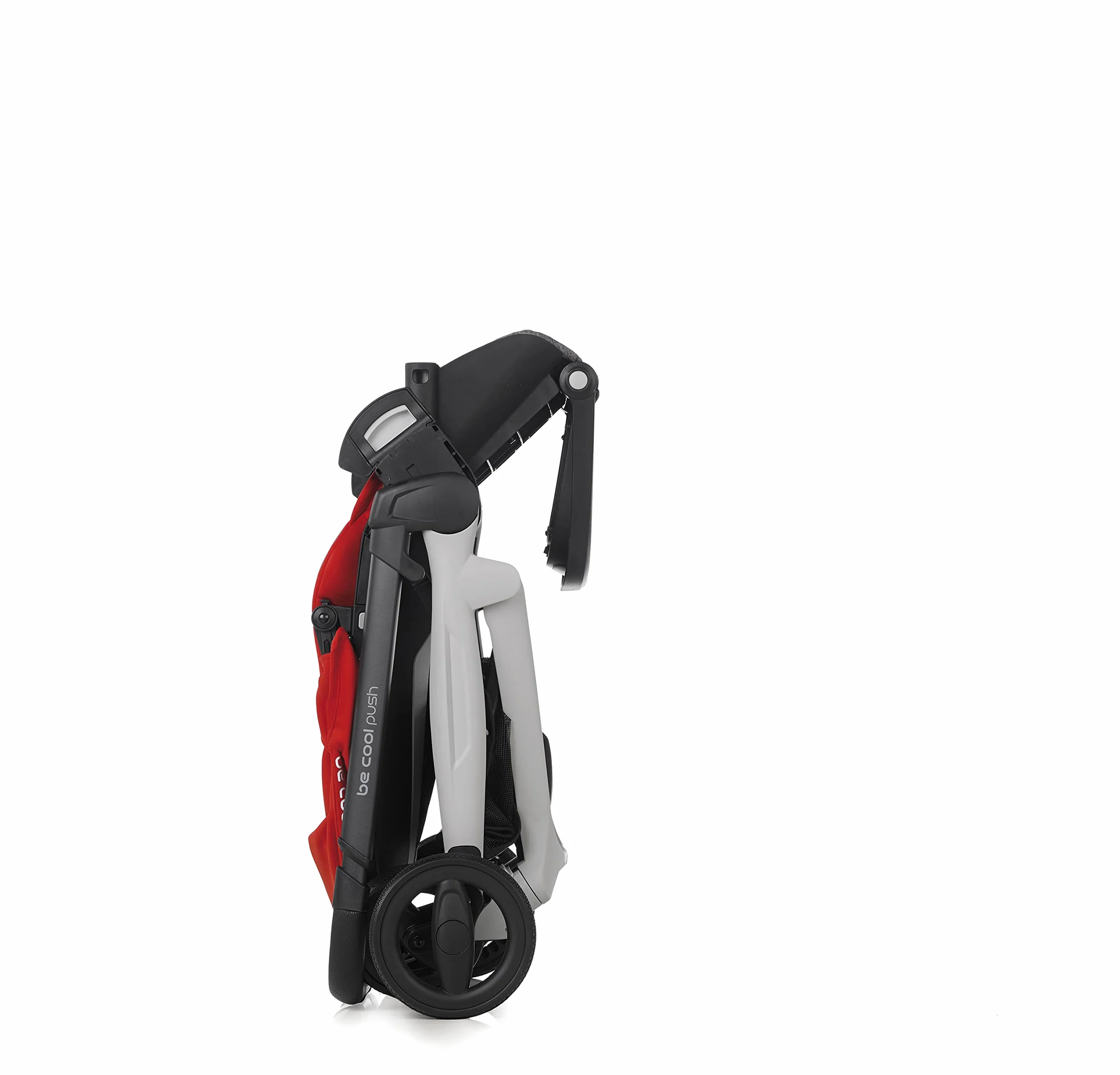 Be Cool Push Passeggino con seduta reversibile, alluminio, chiusura compatta, parapioggia e borsa per il cambio