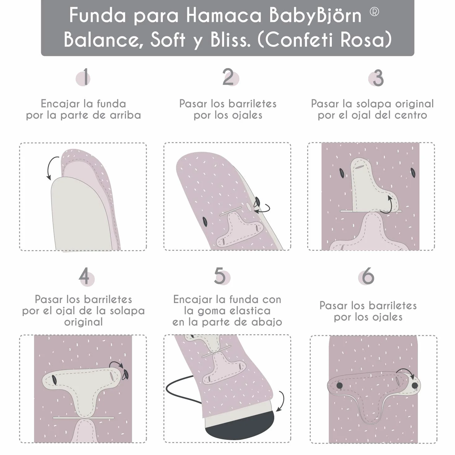Babyline Habe Copertura per amaca Piqué Beige