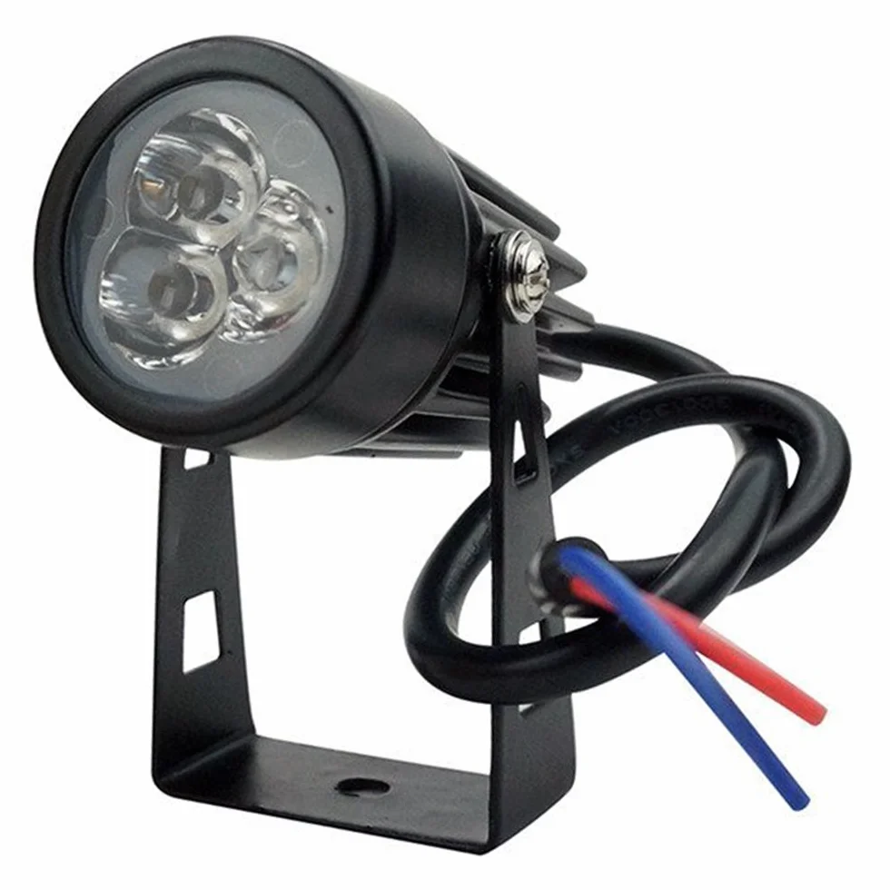 Mini Faretti a LED da Giardino Esterno con Picchetti IP65 3W 220V Bianco freddo(set da 4)
