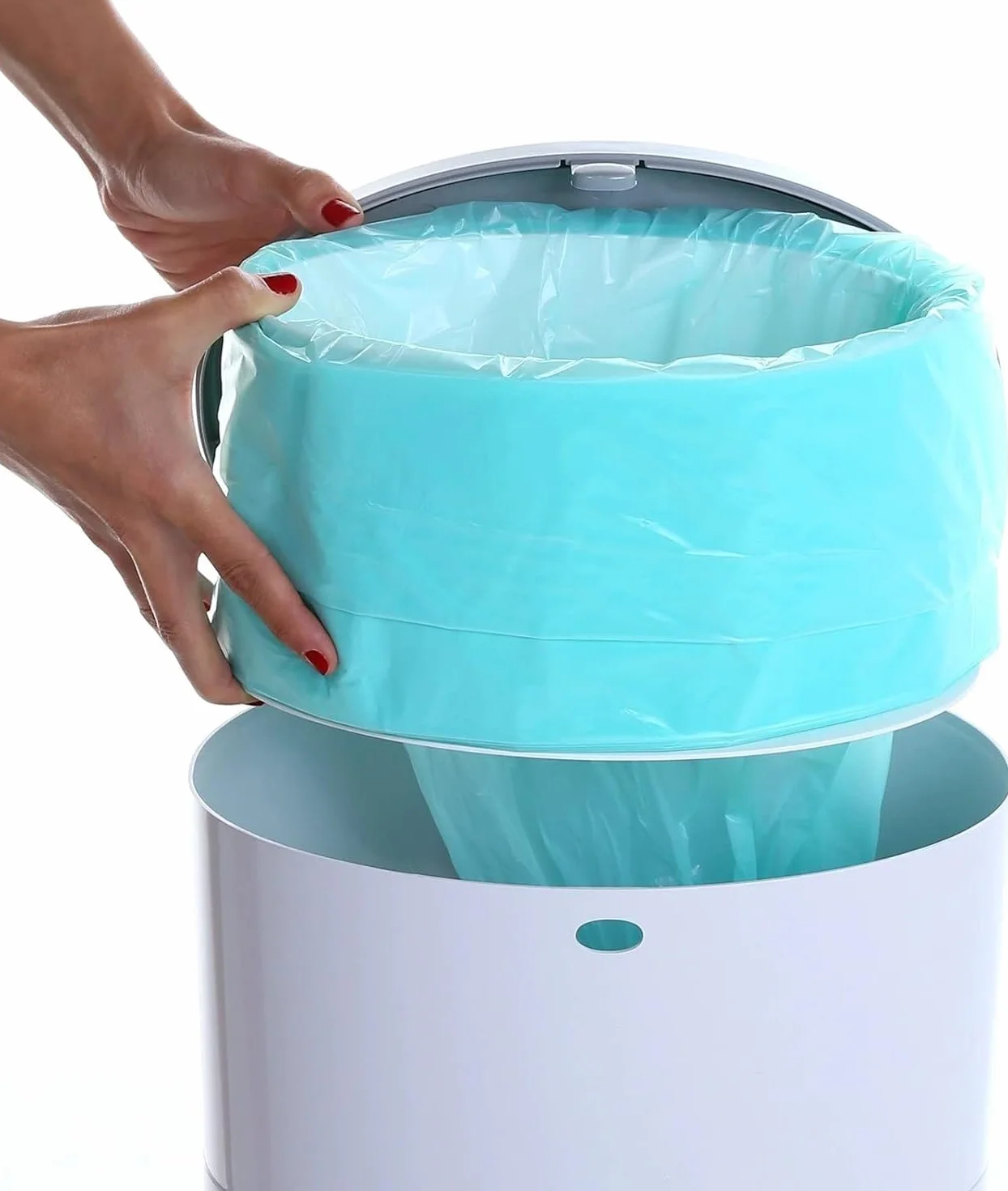 Confezione da 4 ricariche per secchio pannolini compatibili Dekor Plus dimensioni regolari