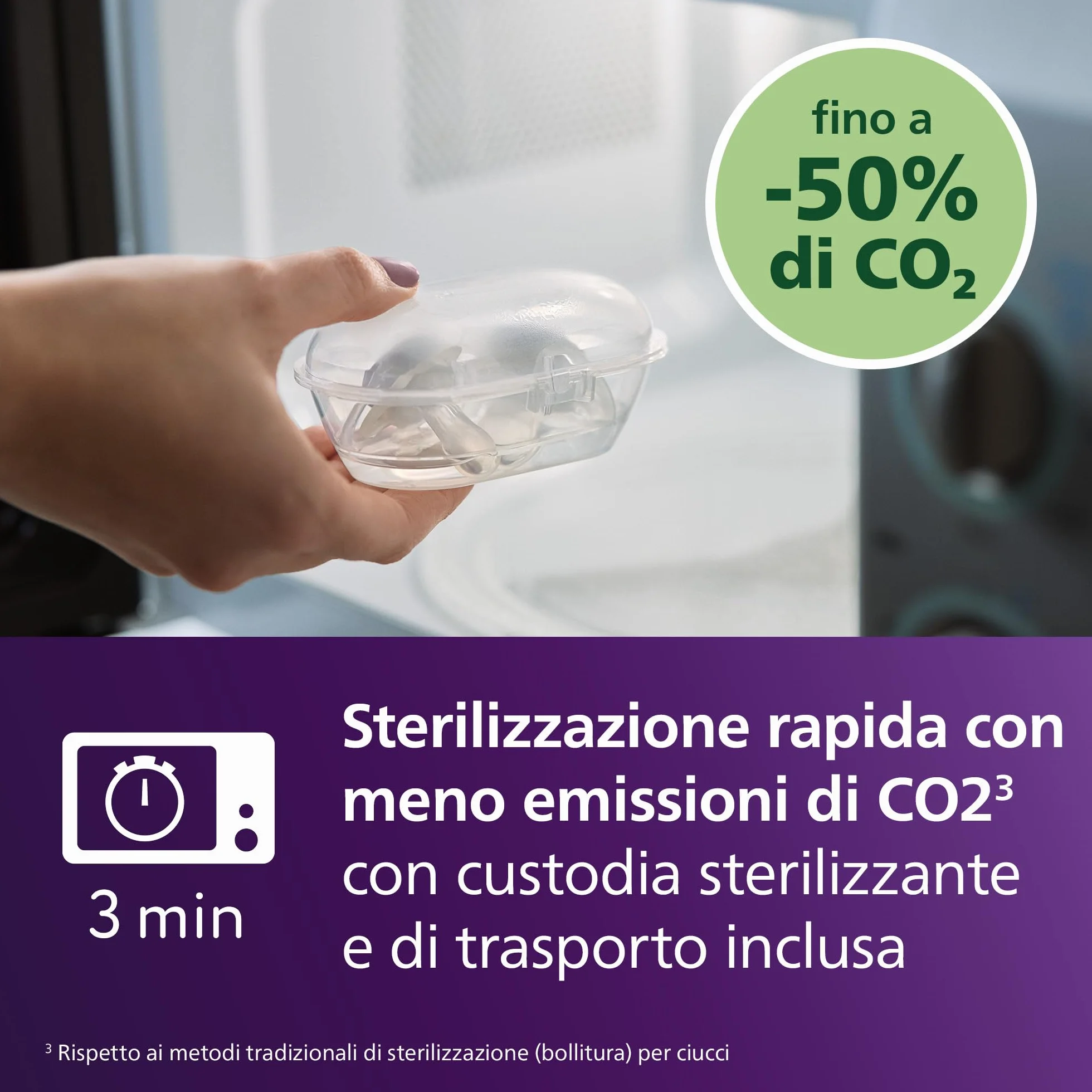 Philips Avent Ciucci Ultra Soft Nighttime Design ortodontico 6-18 mesi illuminano al buio silicone no BPA 4 pezzi