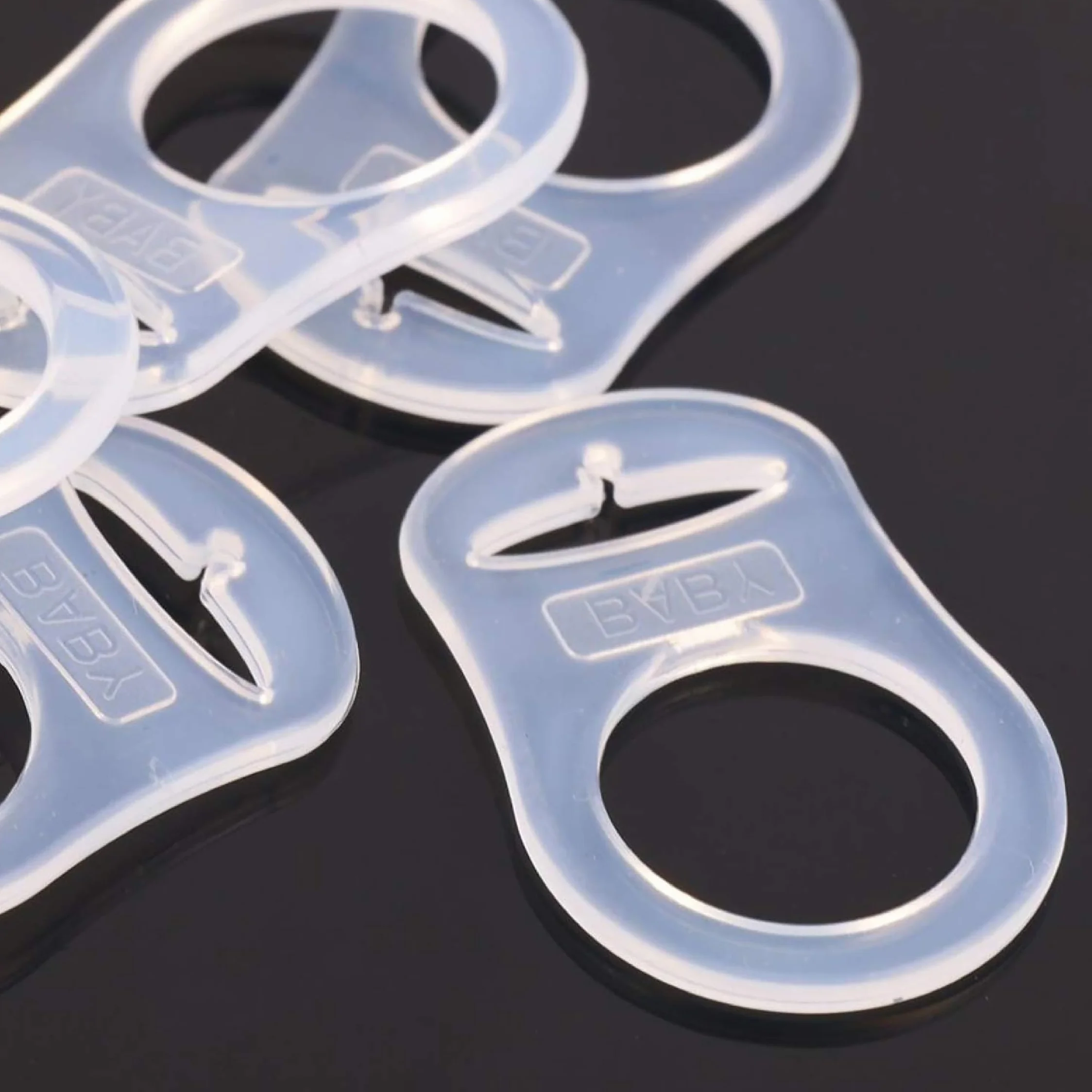 Adattatore per Clip Supporto Porta Ciuccio in Silicone, 4 Pezzi