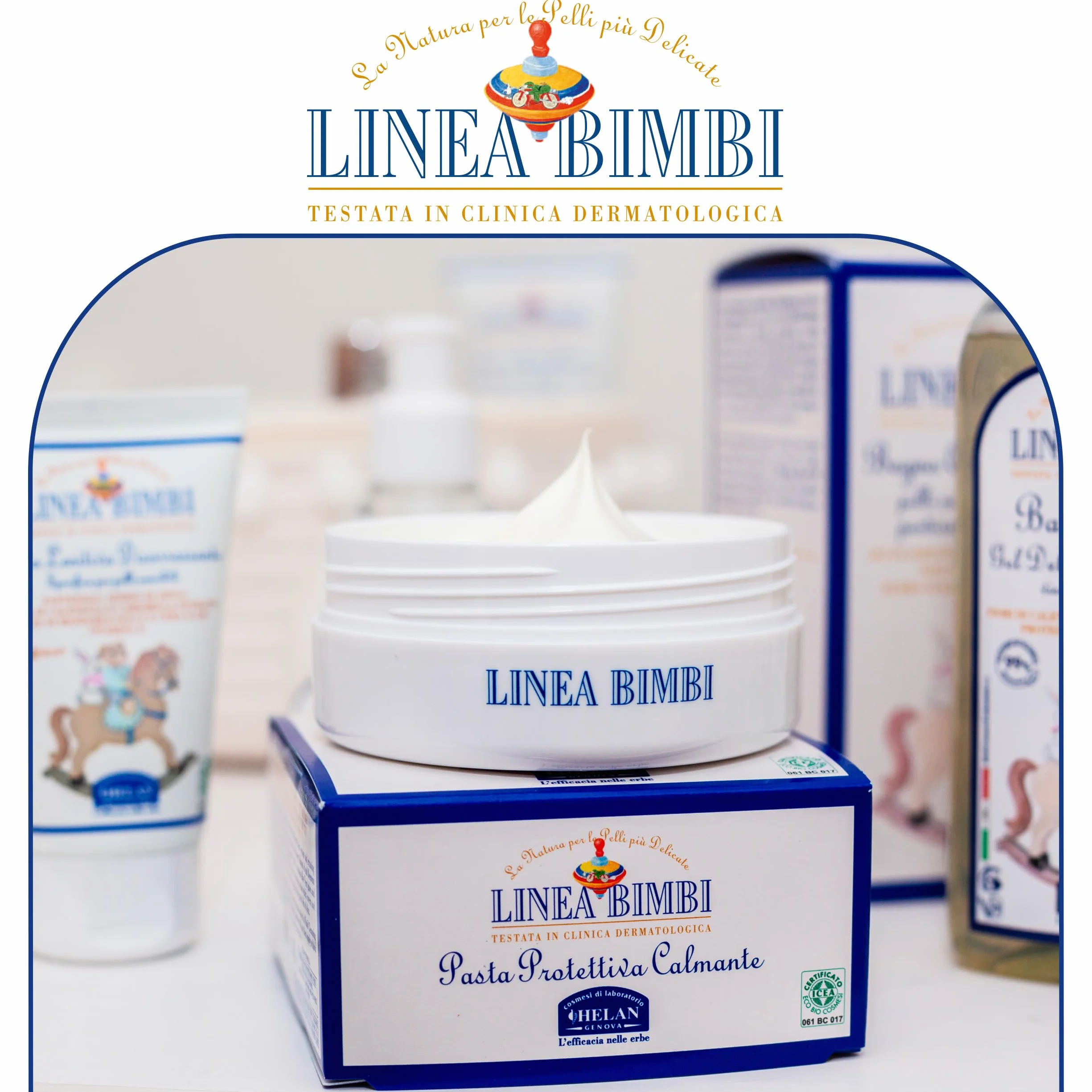 Helan Linea Bimbi Bio Pasta Protettiva Calmante Crema Cambio Pannolino 100g
